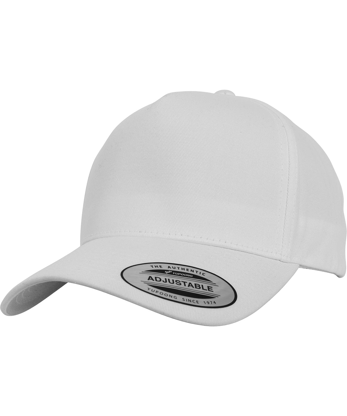 Caps - Fempanelers Böjd Klassisk Snapback White One size