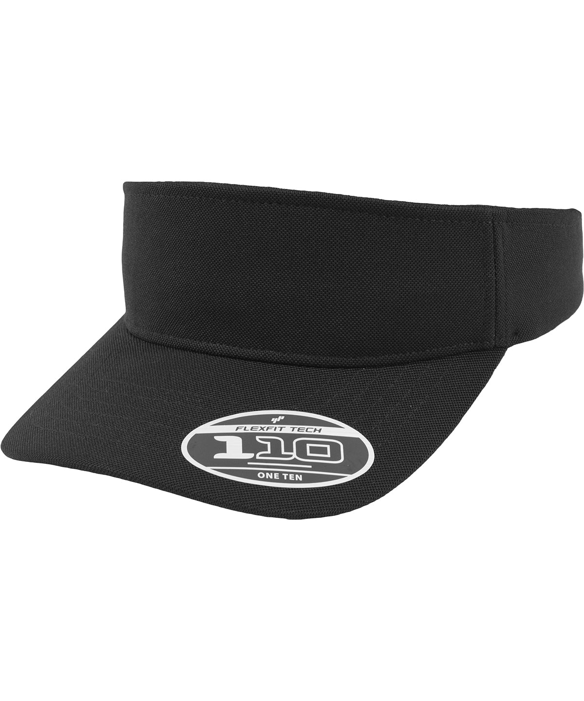 Caps - Justerbar Flexfit Visor Black One size