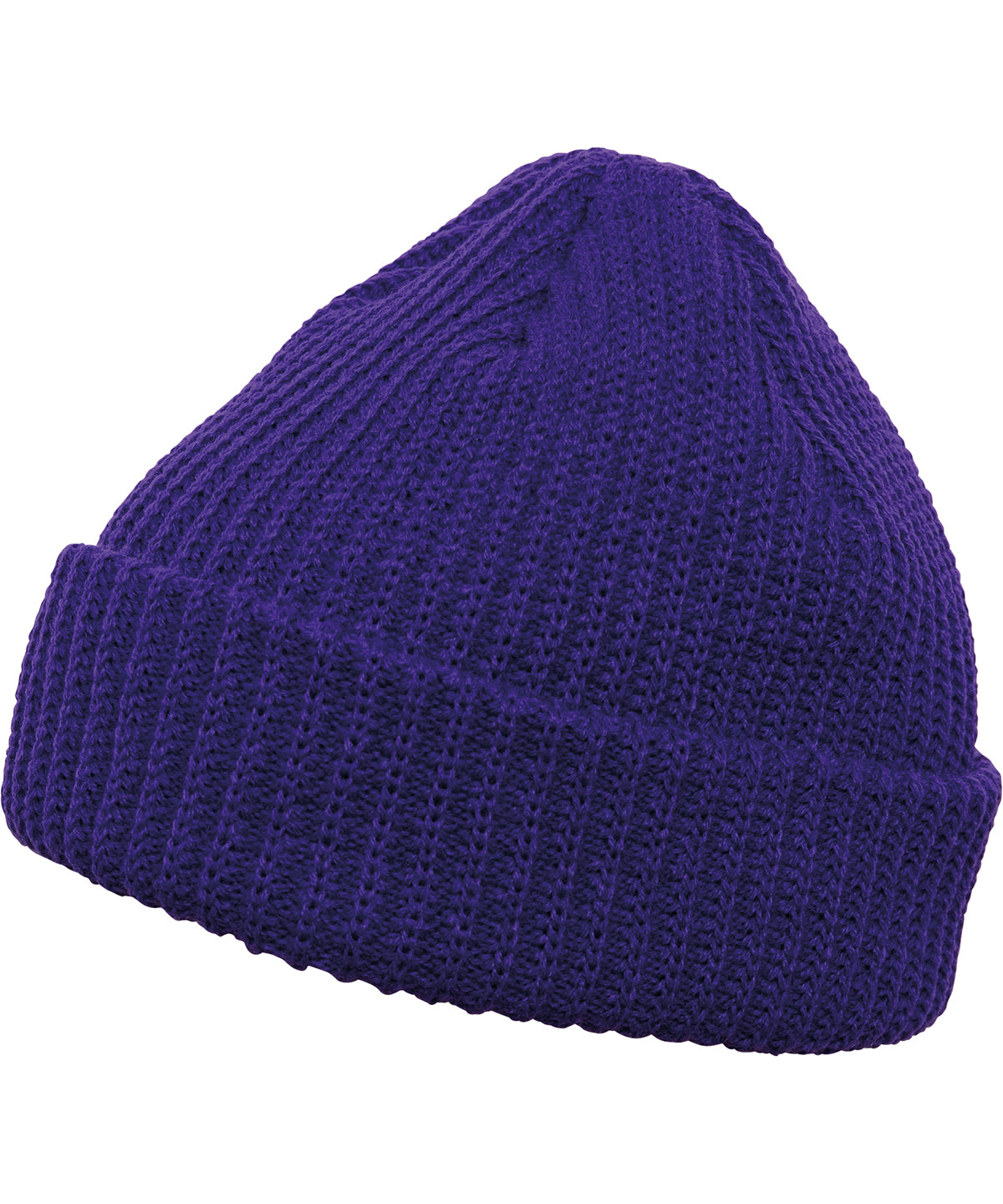 Beanies - Ribbade Mössa Purple One size