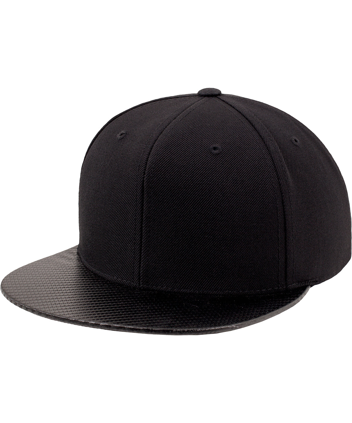 Caps - Snapback med Karbonstil Black Carbon One size