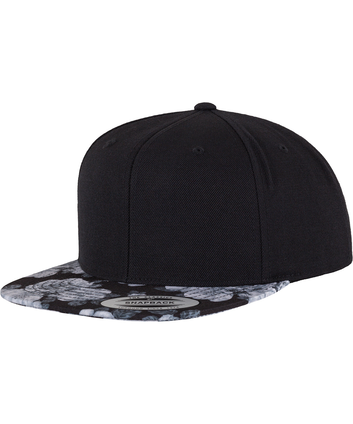 Caps - Roses Snapback Black Grey One size