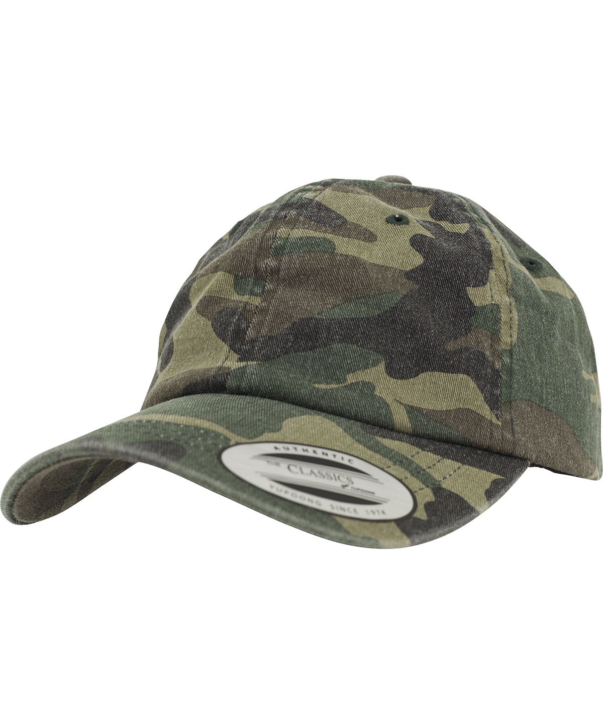 Caps - Lågprofil camo keps Wood Camo One size