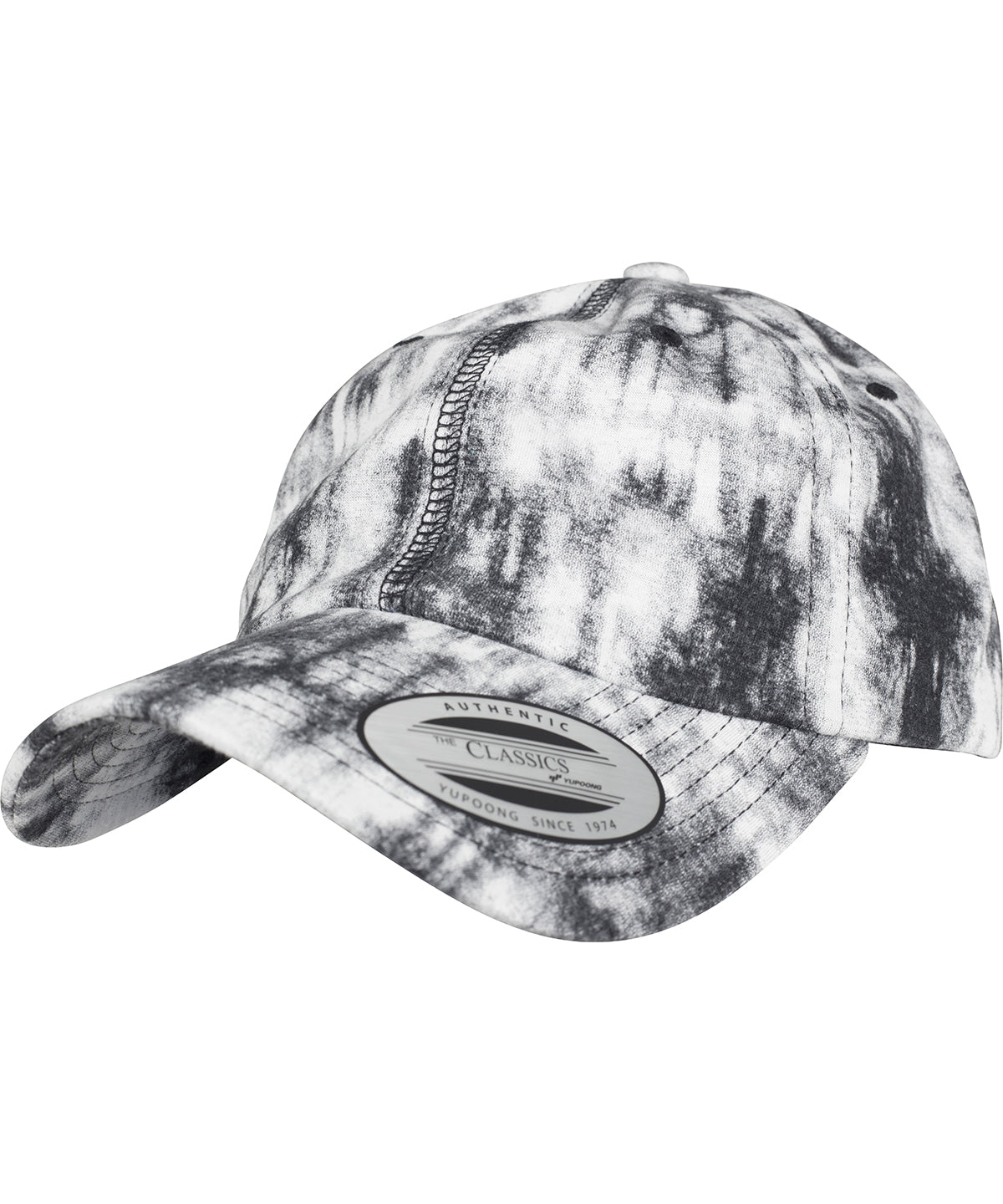 Caps - Lågprofil Tie-Dye Keps Grey One size