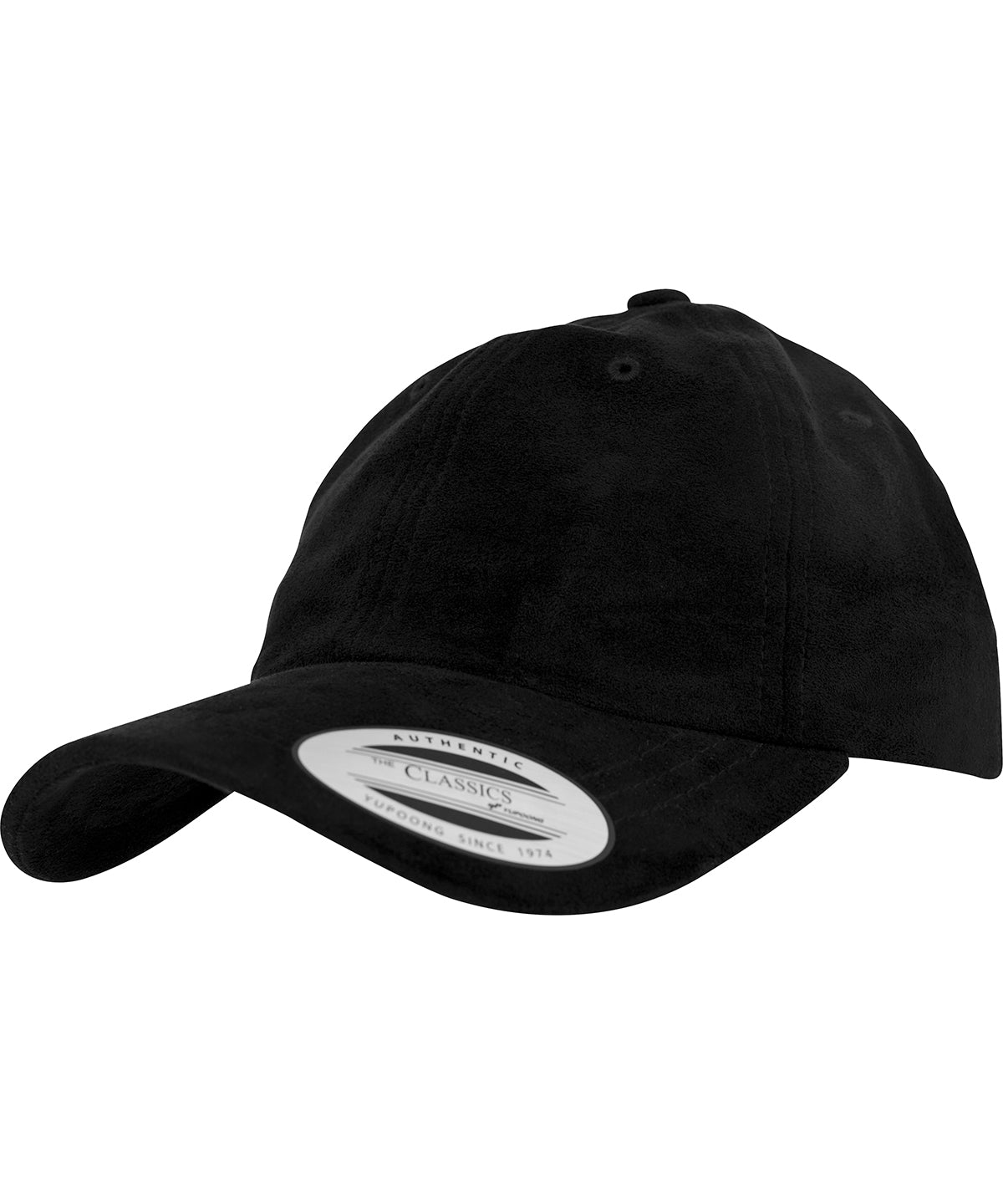 Caps - Lågprofil Velour Keps Black One size