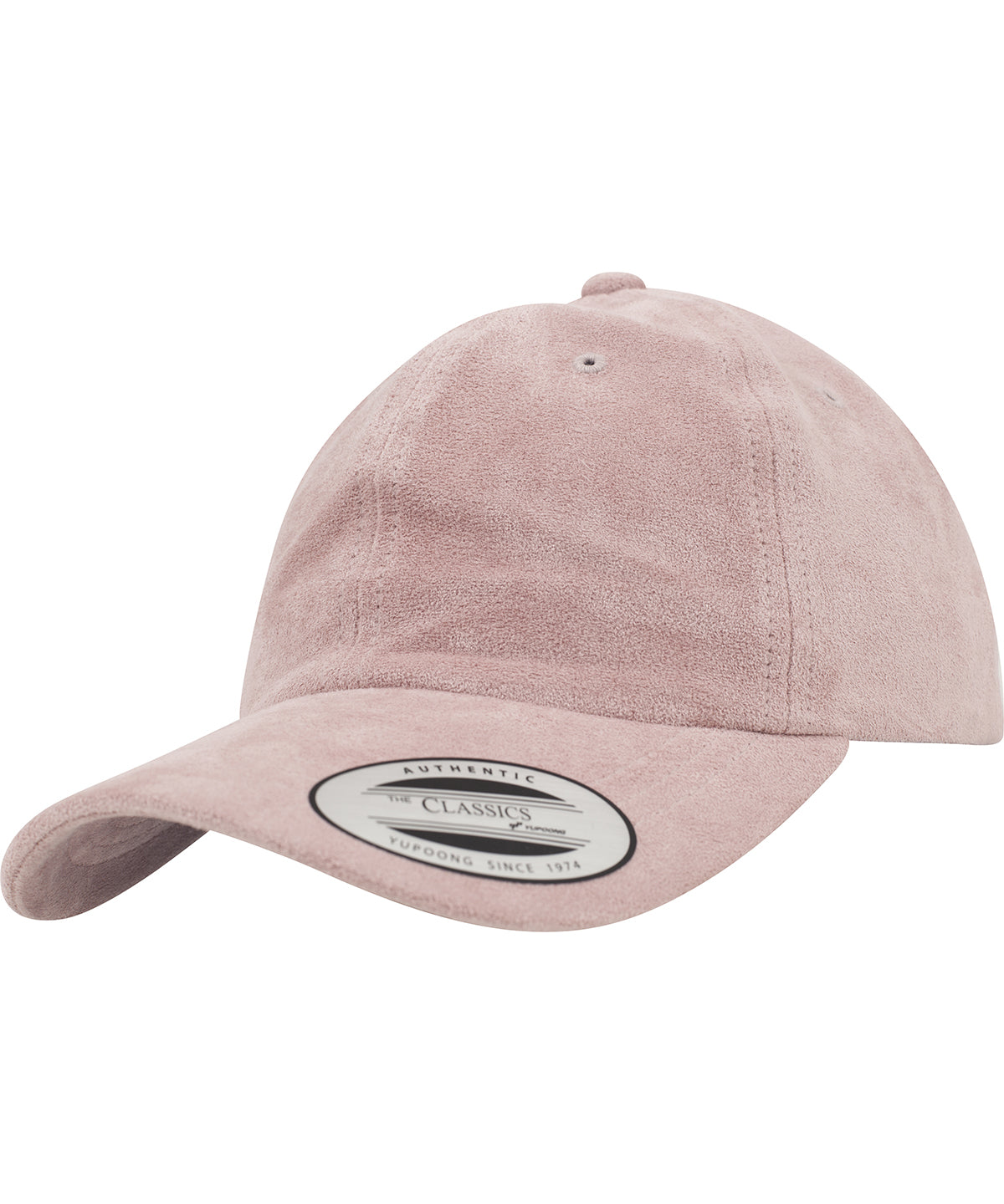 Caps - Lågprofil Velour Keps Light Rose One size