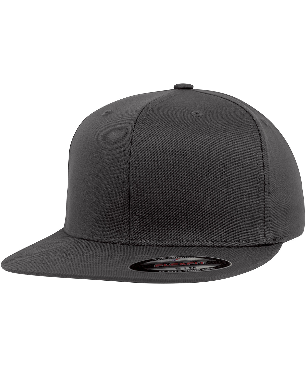 Caps - Flexfit Flat Visor Keps Dark Grey