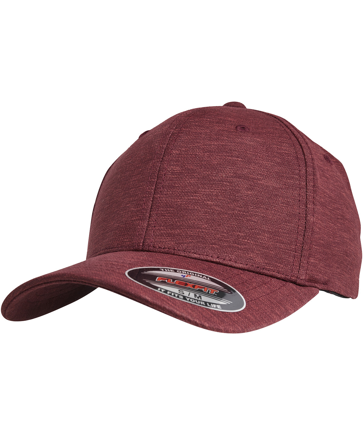 Caps - Flexfit Natural Melange Keps Burgundy