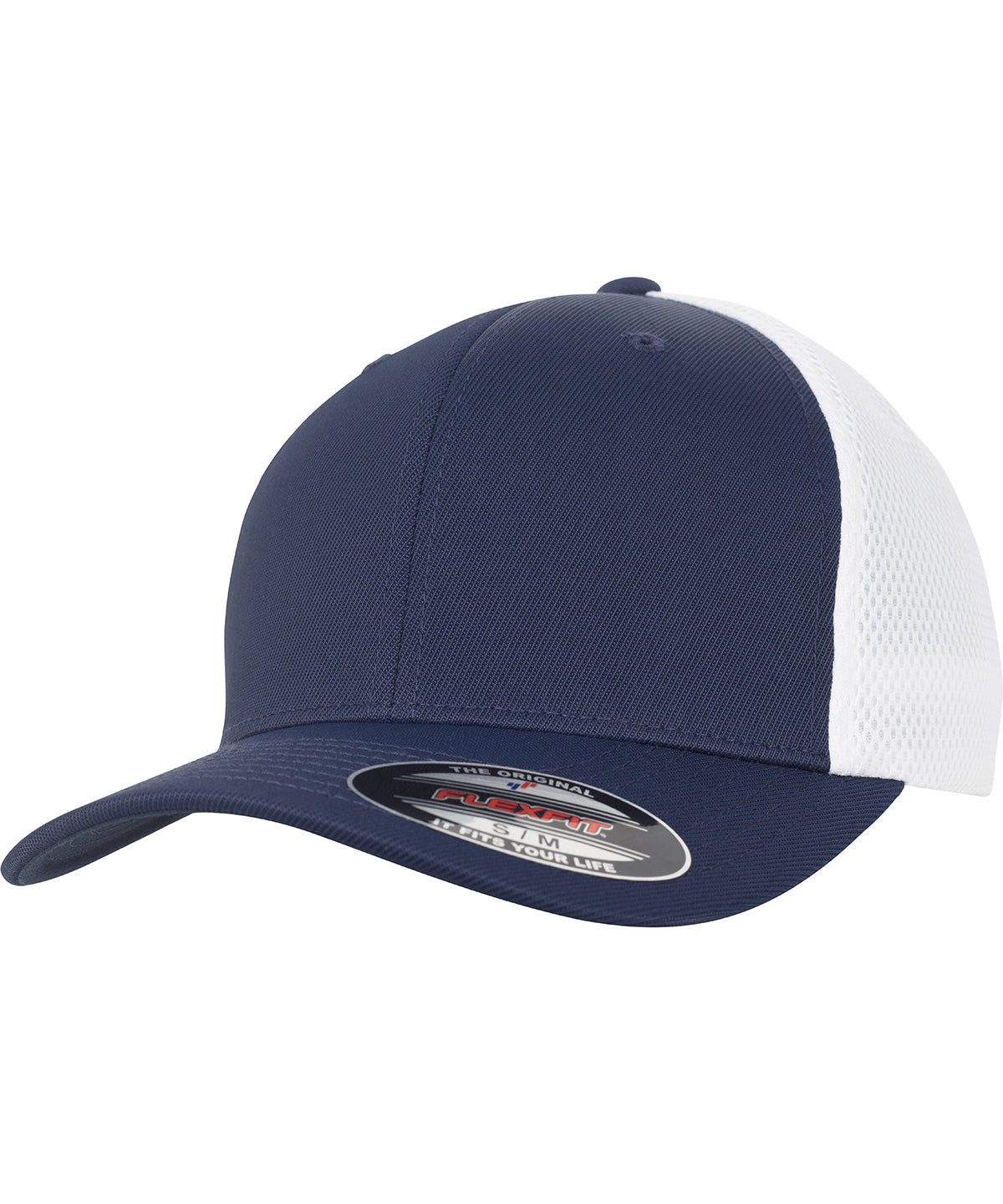 Caps - Flexfit Ultra-Fiber och Airmesh 2-Tone Huvudbonad Navy White