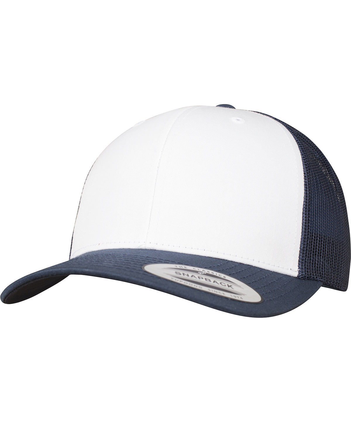 Caps - Retro trucker keps som är justerbar och stilsäker Navy White Navy One size