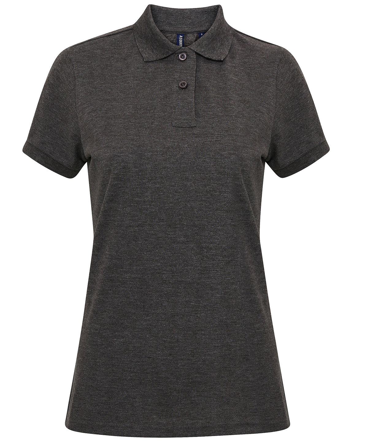 Polos - Polycotton dam-piké Charcoal 2XL