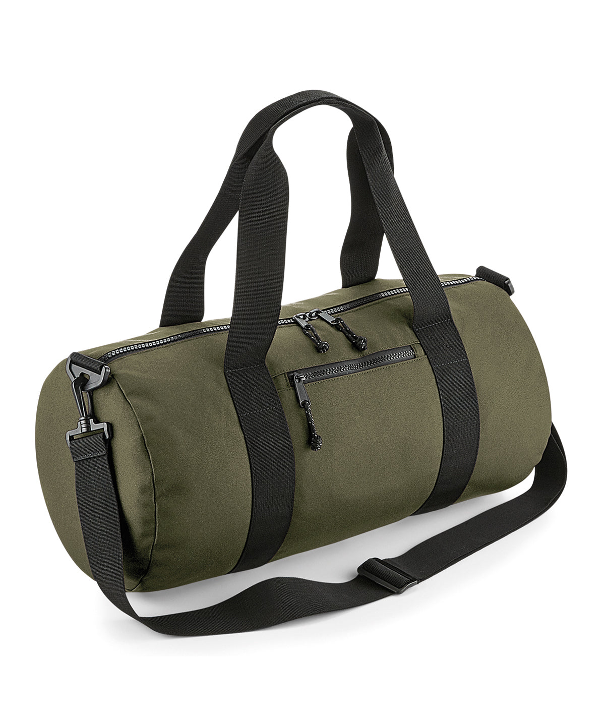 Bags - Stor cylinderformad väska i hållbart material Military Green One size