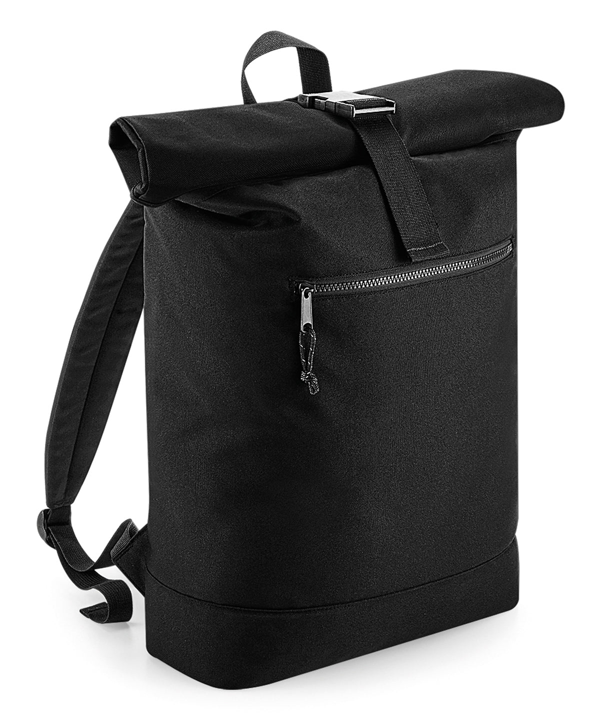 Bags - Återvunnen Rulltopp Ryggsäck Black One size