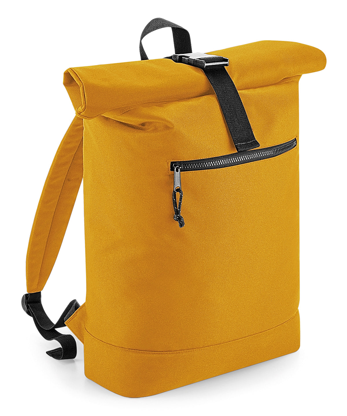 Bags - Återvunnen Rulltopp Ryggsäck Mustard One size