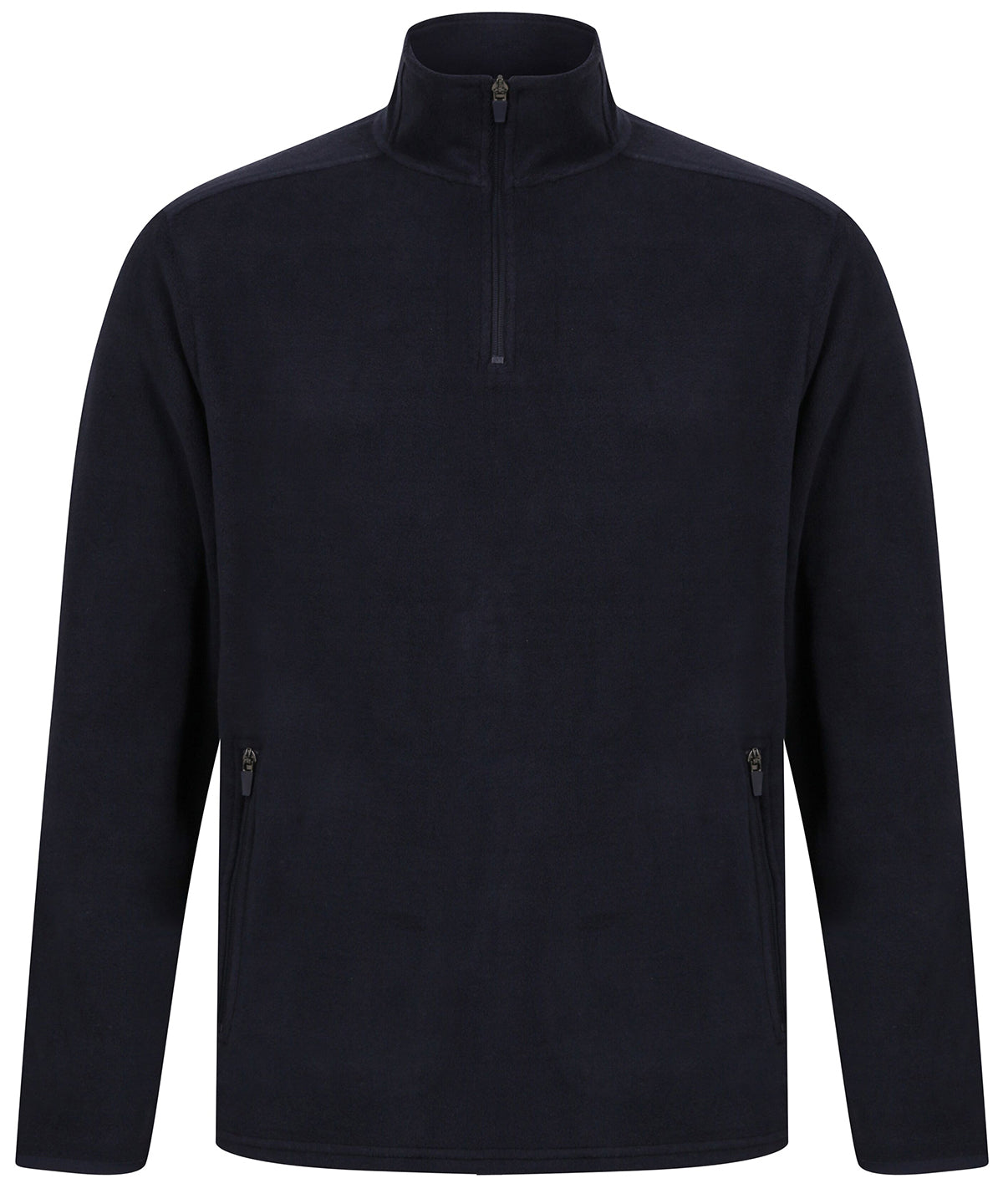 Fleece - Mikrofleecejacka med Halv Dragkedja Navy