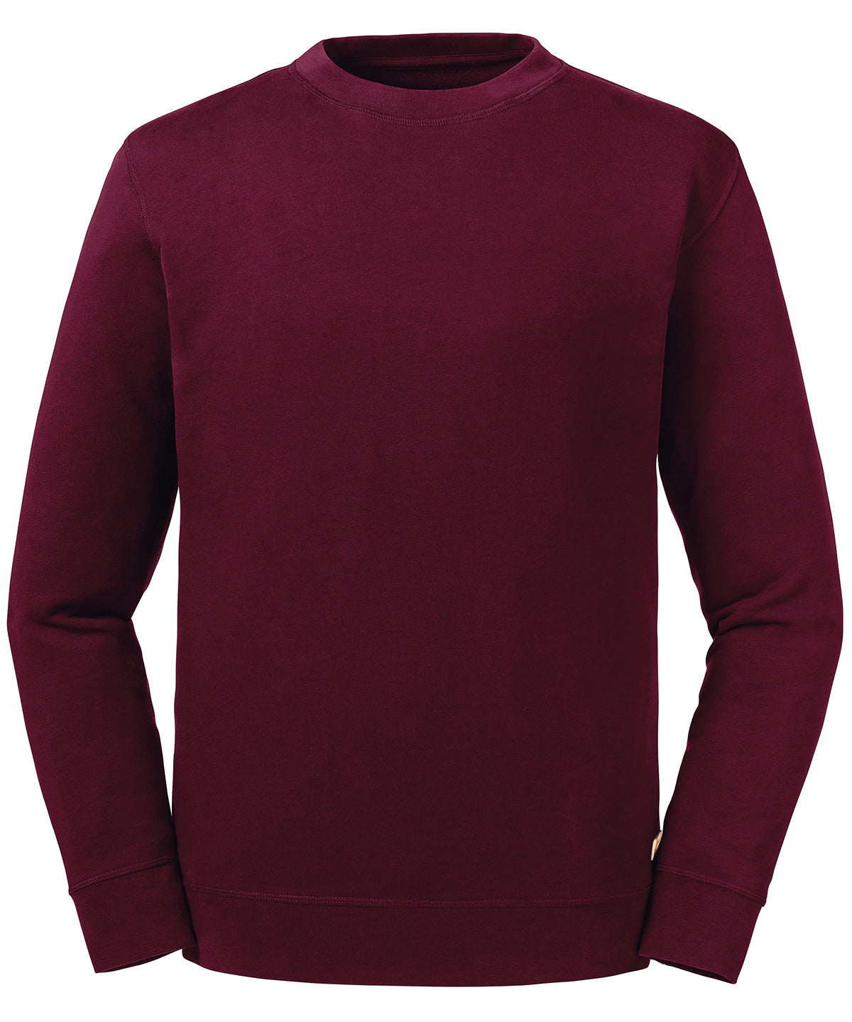 Sweatshirts - Reversibel vinröd ekologisk sweatshirt Burgundy