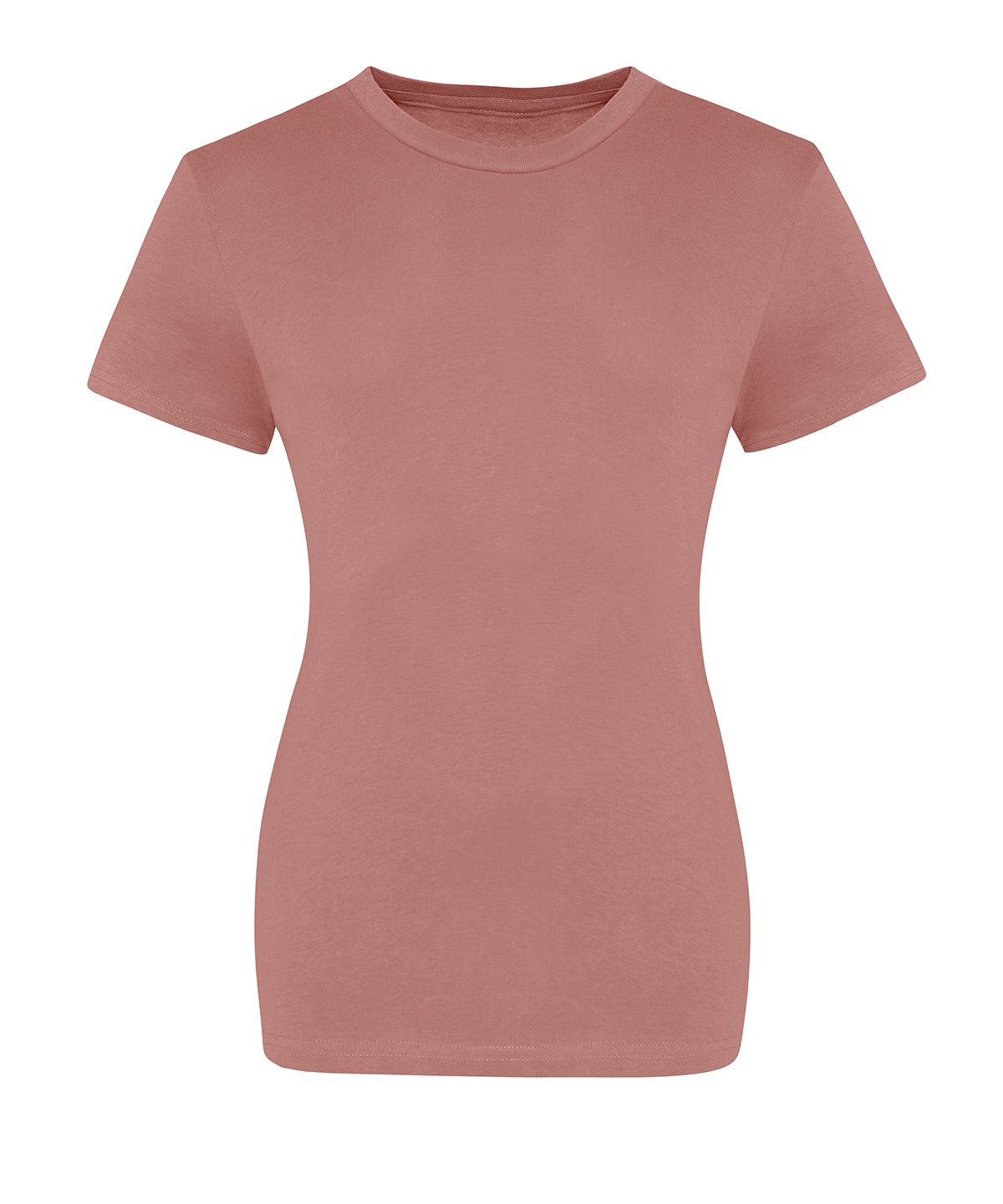 T-Shirts - Elegant och Bekväm Rundhalsad T-shirt för Damer Dusty Pink