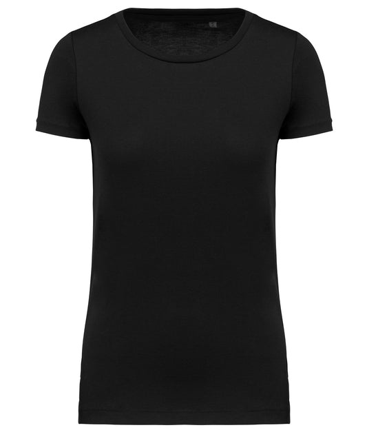 T-Shirts - Damlinne i Supima® bomull med rund hals och kort ärm Black