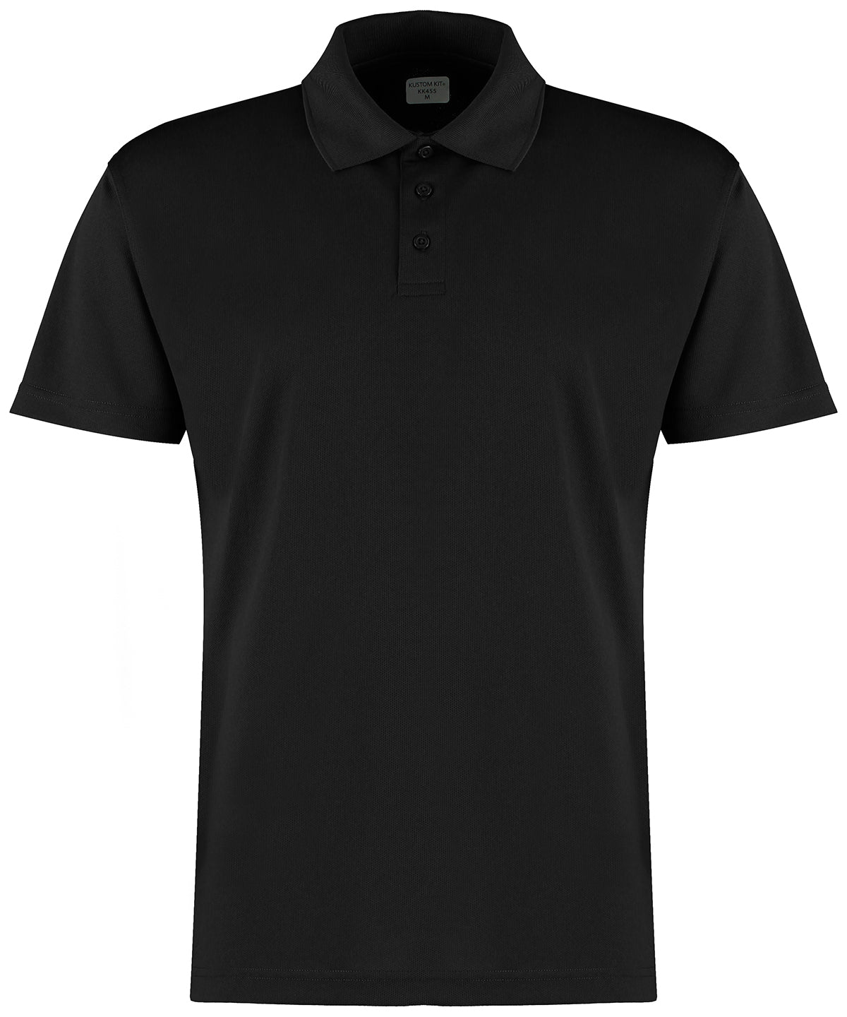 Polos - Regular fit Cooltex plus micro mesh piké för herrar Black