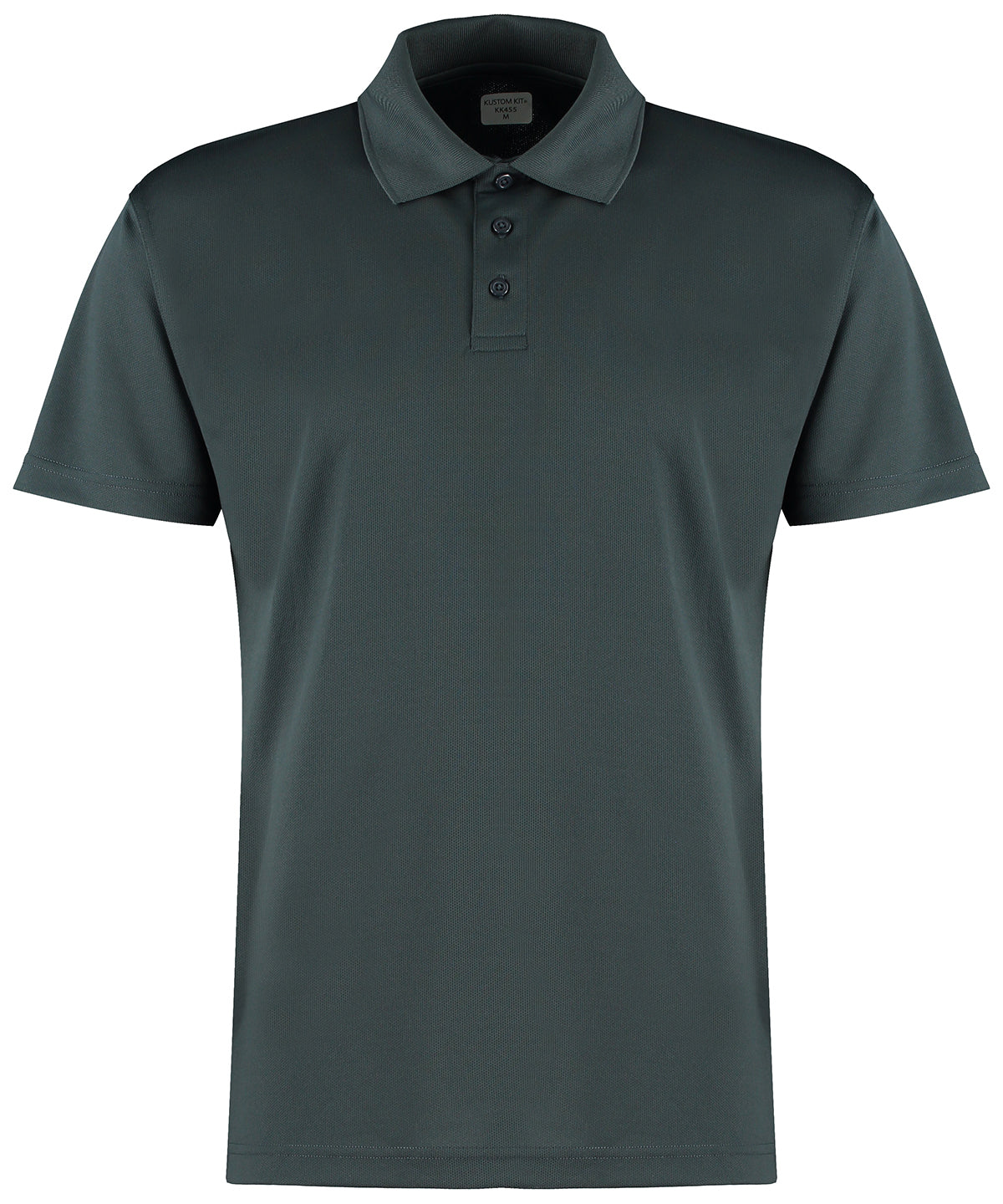 Polos - Regular fit Cooltex plus micro mesh piké för herrar Graphite