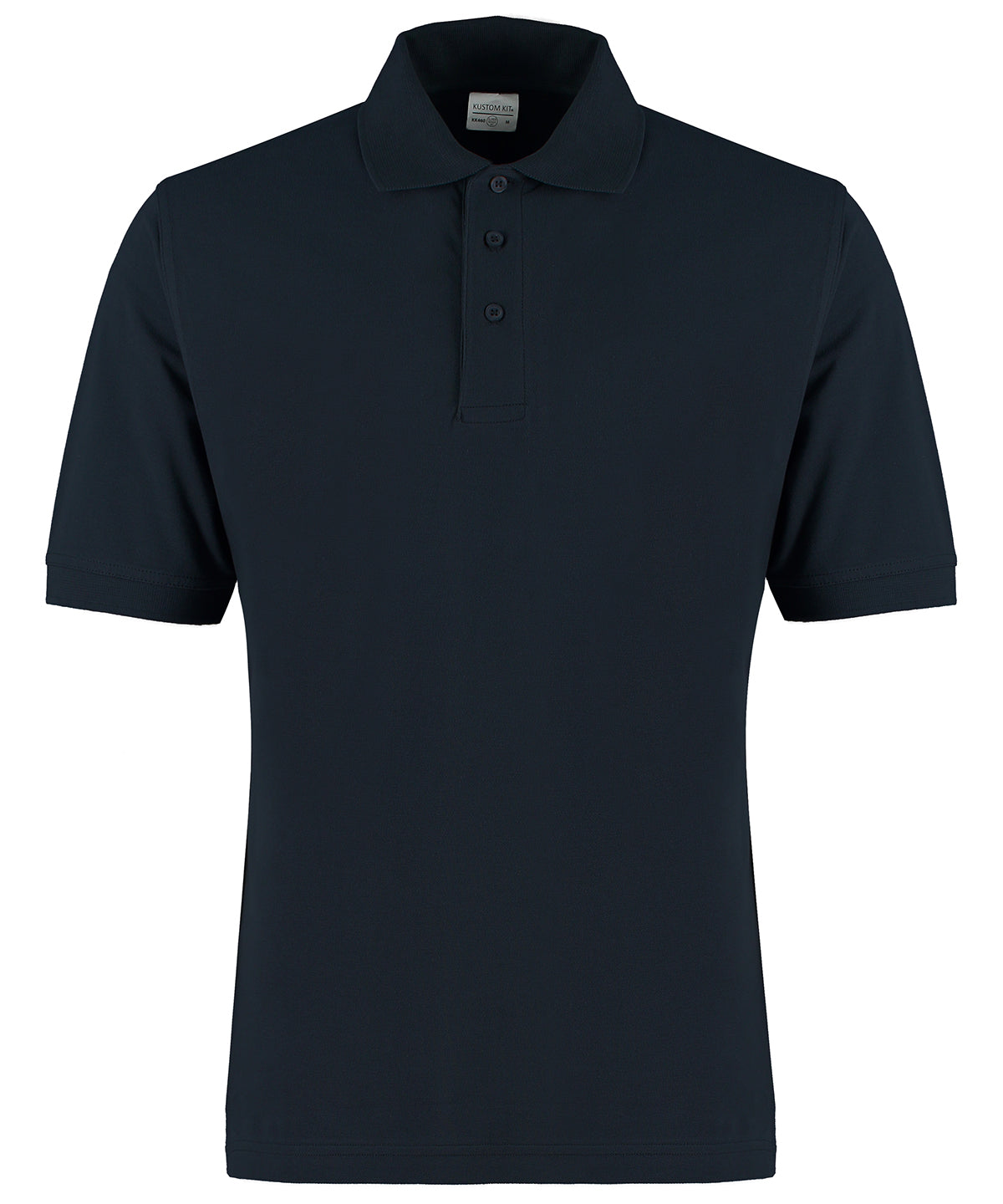 Polos - Klassisk Passform Bomullspiké med Superwash 60 Navy