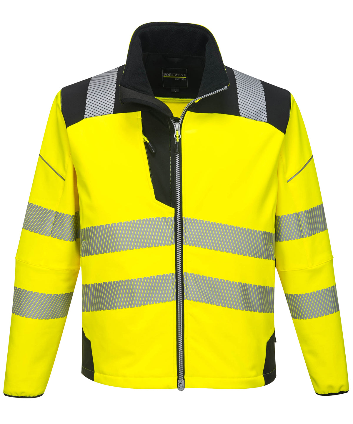 Softshells - Hi-vis Softshelljacka Yellow Black