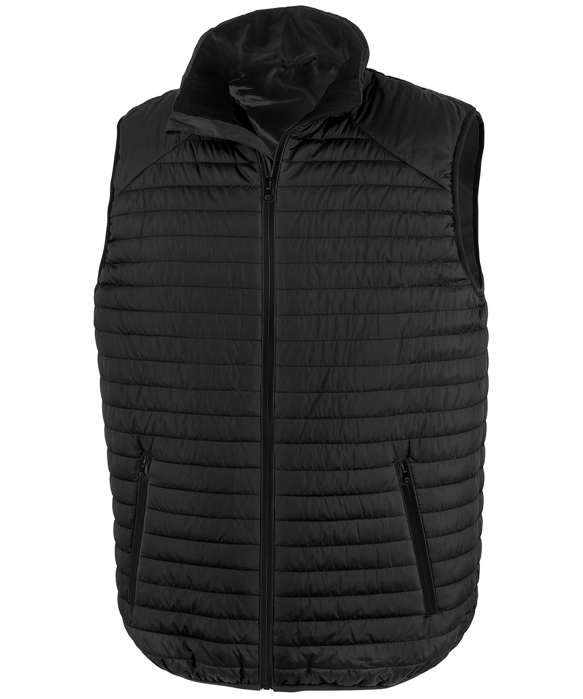 Gilets & Body Warmers - Ultralätt och Hållbart Thermoquilt-linne för Herrar Black Black