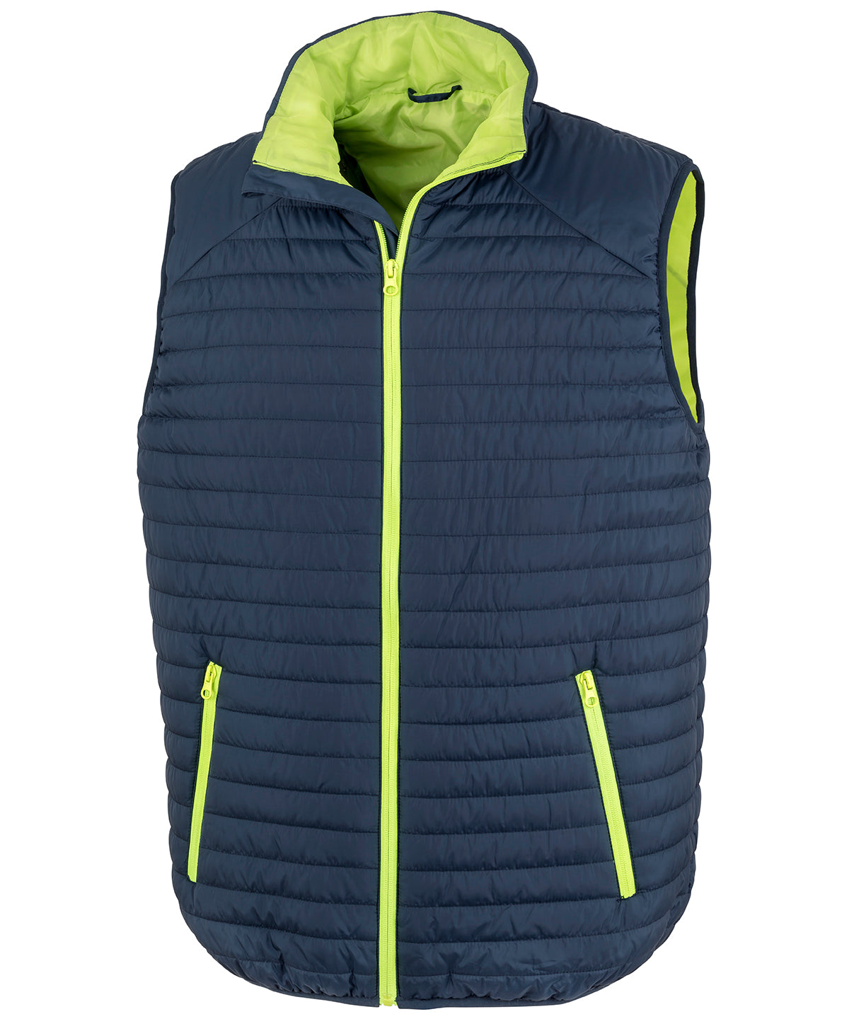 Gilets & Body Warmers - Ultralätt och Hållbart Thermoquilt-linne för Herrar Navy Lime