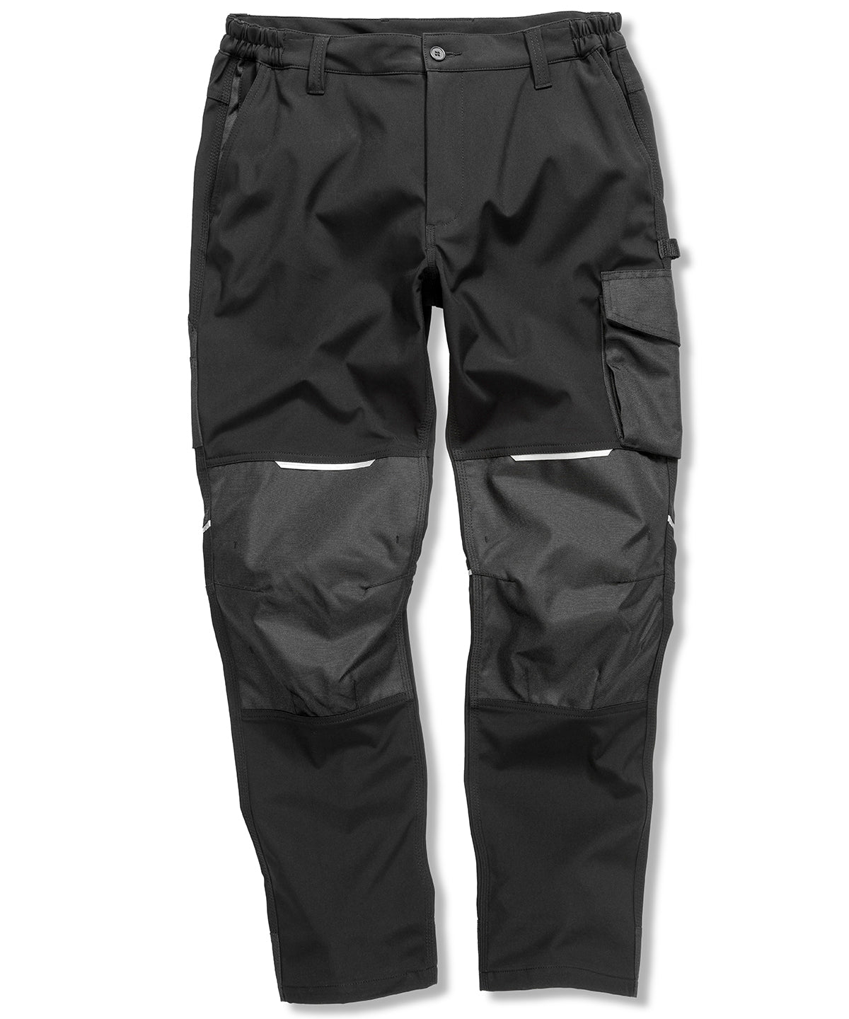 Trousers - Slimmade mjuka arbetsbyxor Black