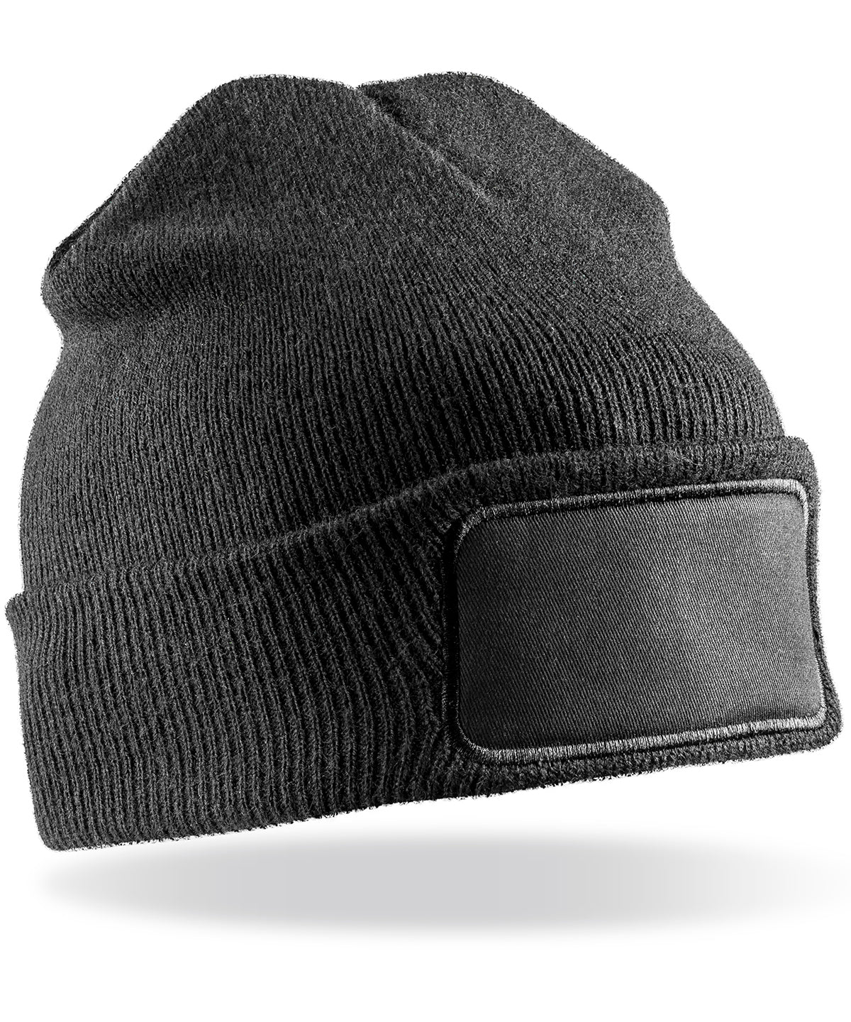 Beanies - Dubbelstickad Thinsulate Printa Beanie Black One size