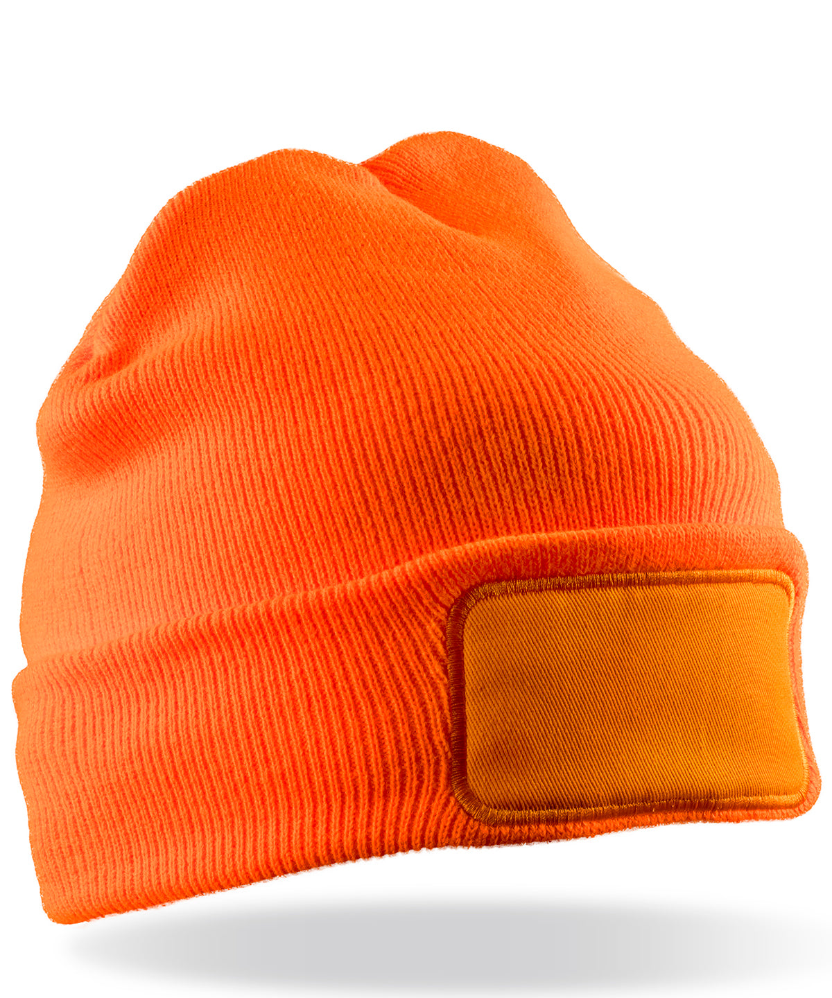 Beanies - Dubbelstickad Thinsulate Printa Beanie Fluorescent Orange One size