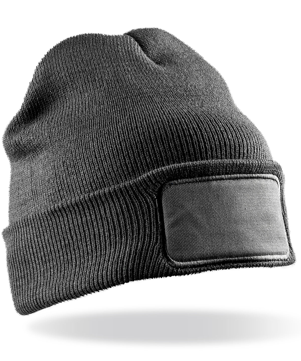 Beanies - Dubbelstickad Thinsulate Printa Beanie Grey One size