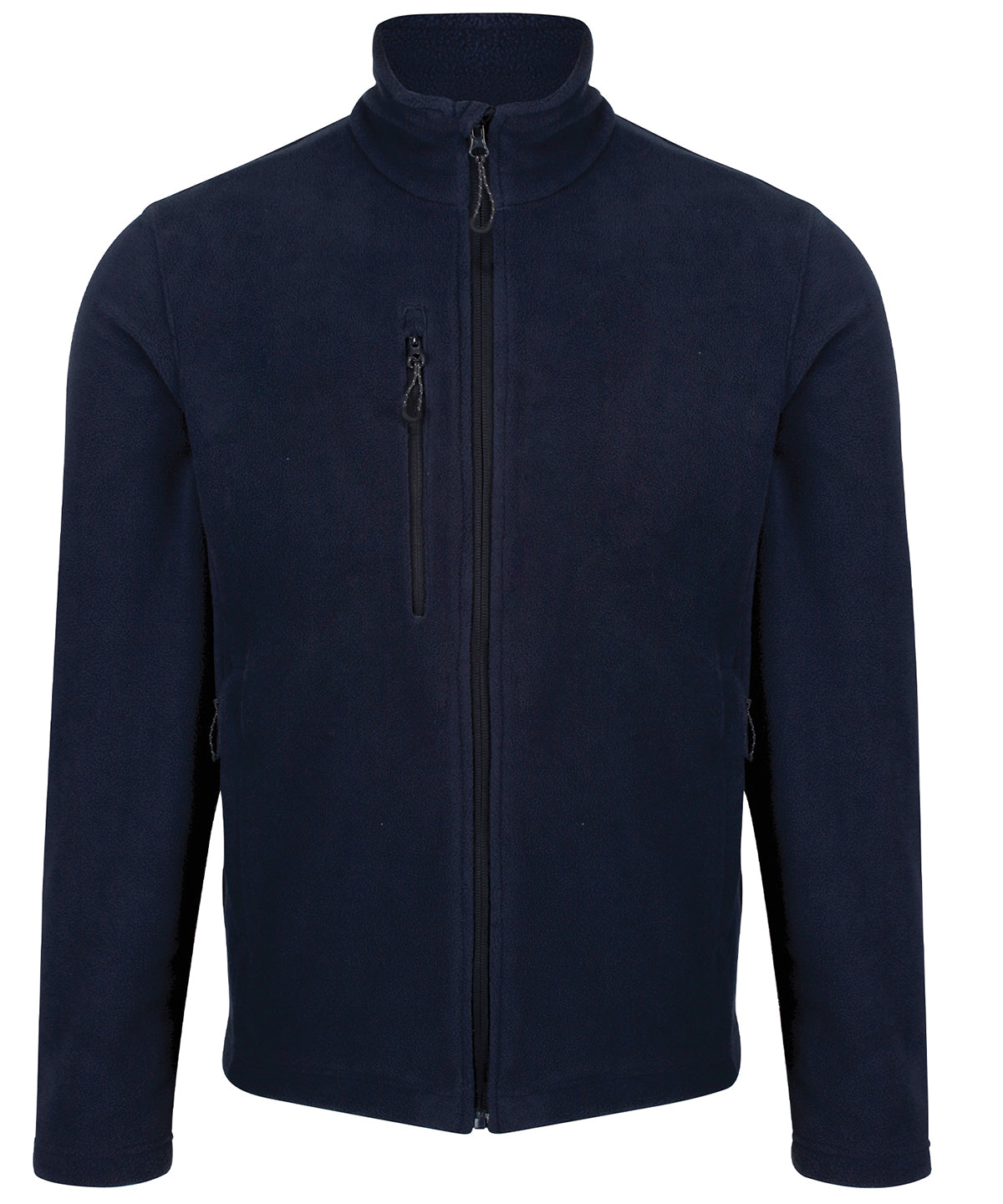 Fleece - Helt Ärligt Återvunnen Fullzip Fleecetröja Navy