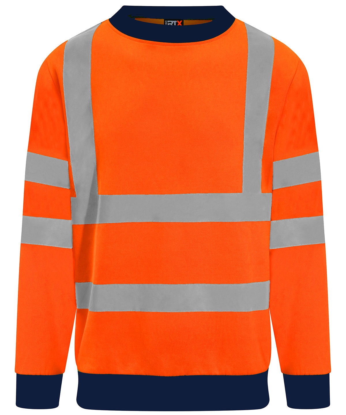 Sweatshirts - Hög Synlighet Sweatshirt HV Orange Navy