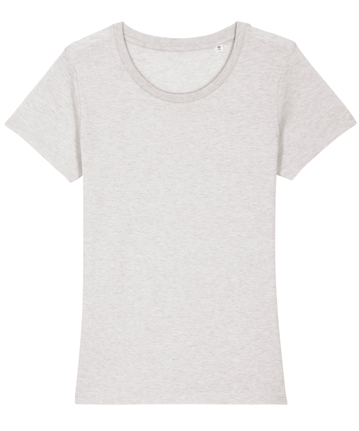 T-Shirts - Ikonisk Dam T-shirt i Ekologisk Bomull Cream Heather Grey