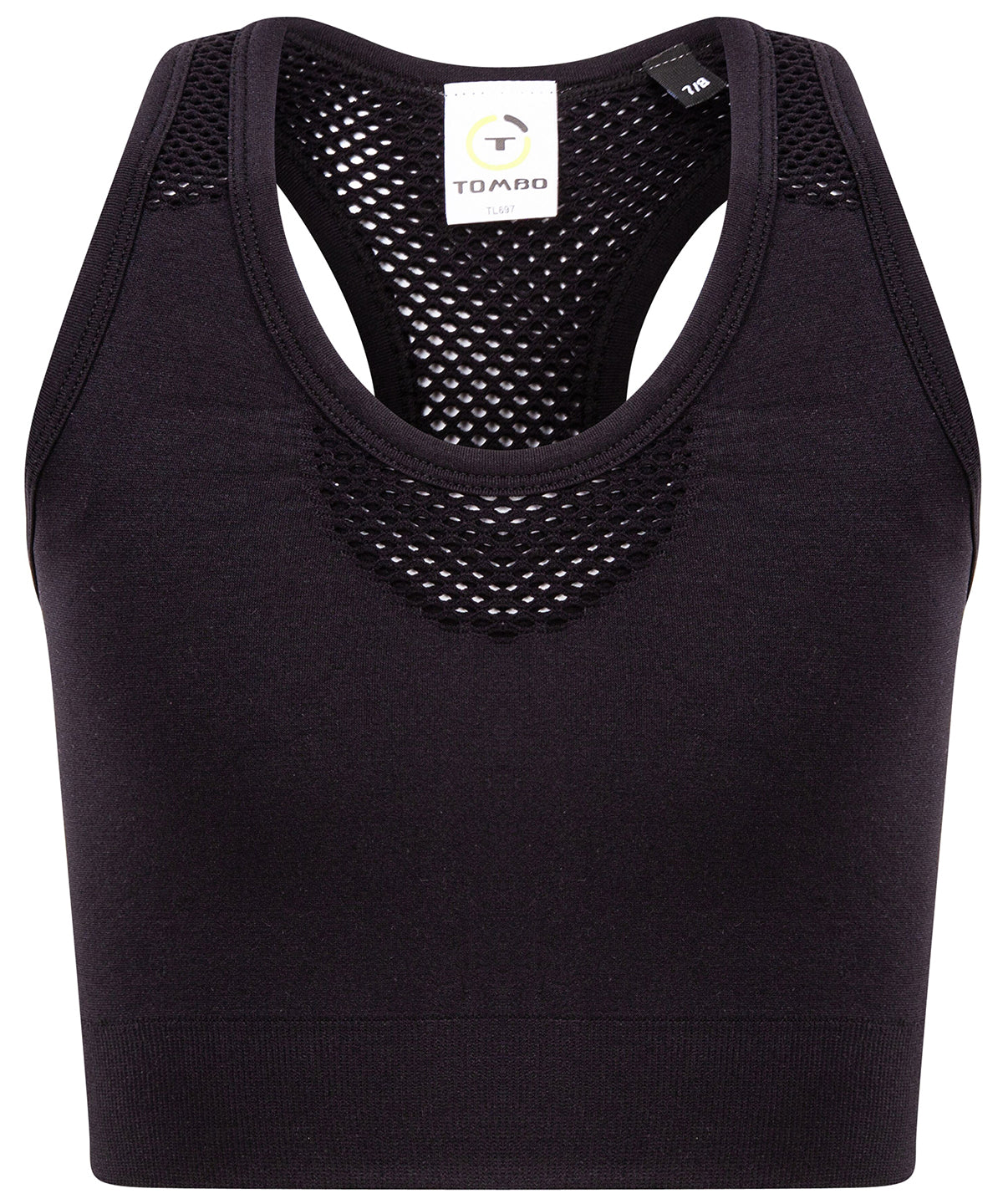 Vests - Barns Sömlösa Crop Top Black