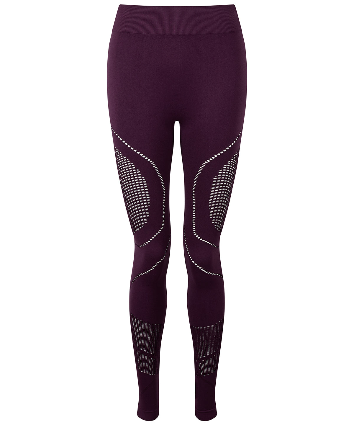 Leggings - Seamless '3d fit' multisport leggings för dam Mulberry