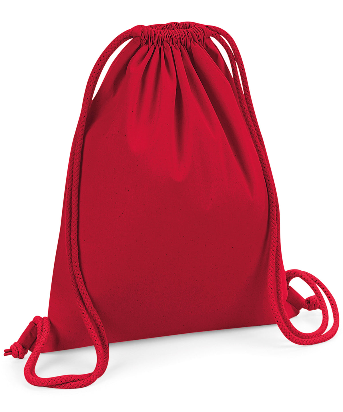 Bags - Mångsidig Gymsäck i Ekologisk Bomull Classic Red One size