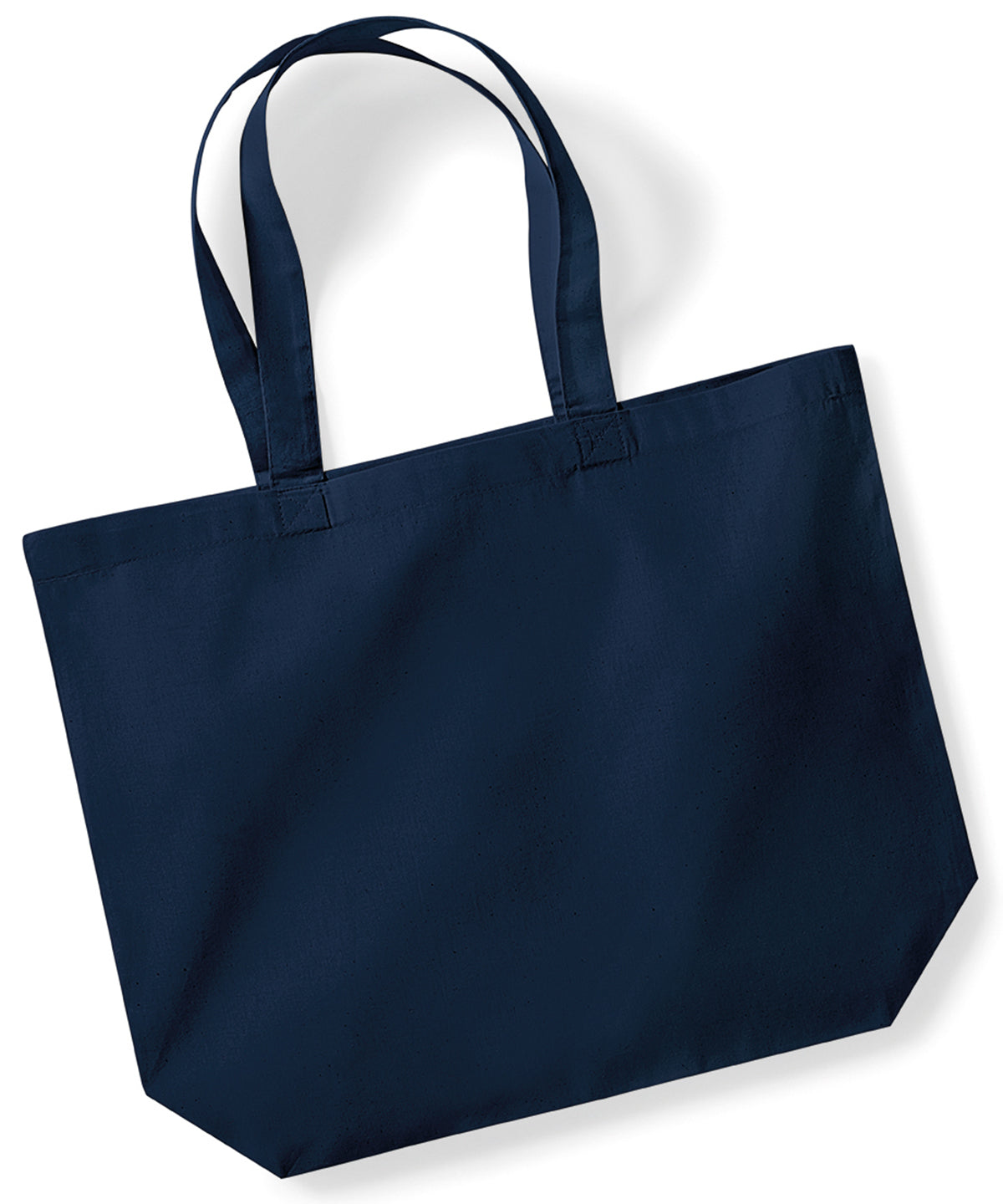 Bags - Stilren Maxi-Tote i Ekologisk Bomull French Navy One size