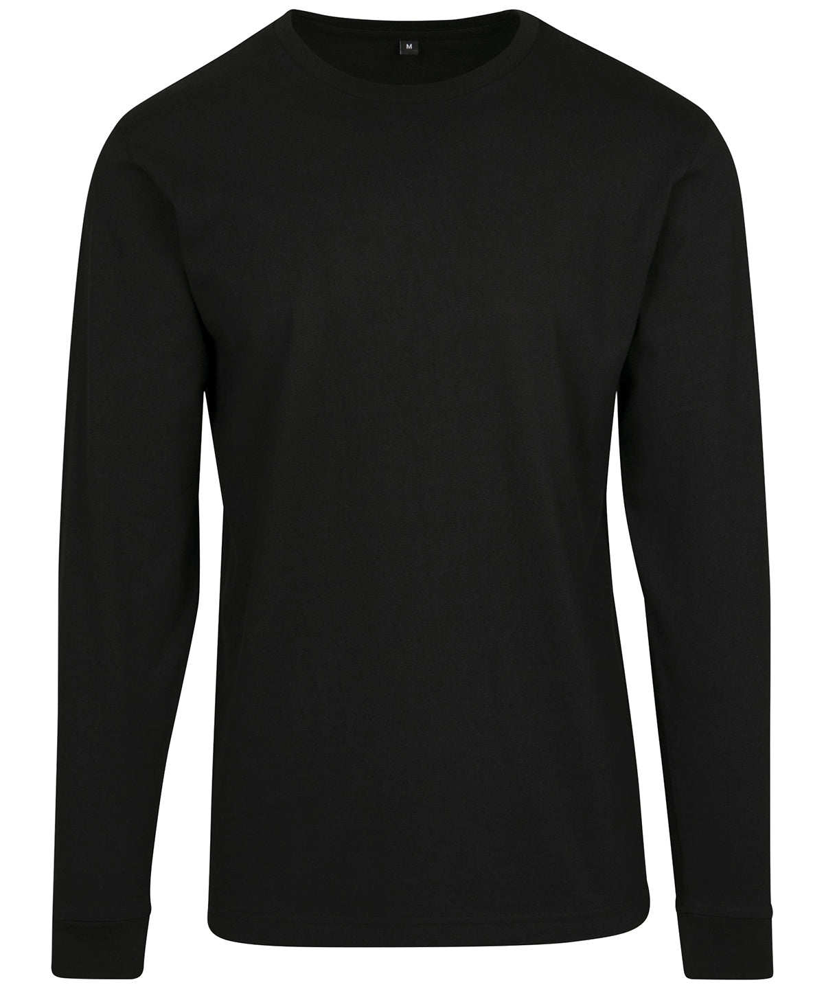 Sweatshirts - Långärmad t-shirt med muddribbing Black