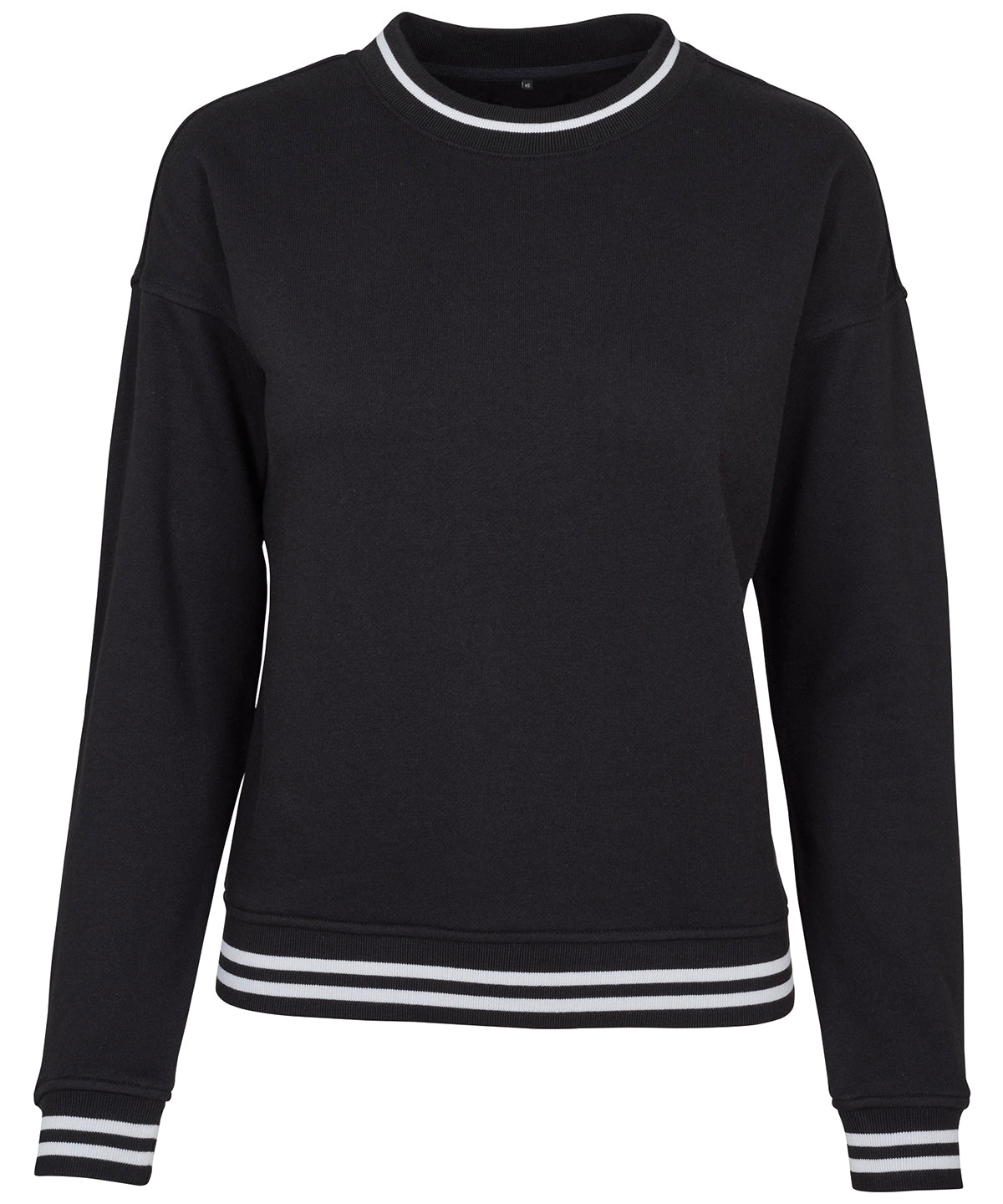 Sweatshirts - College sweatshirt för dam – stil och komfort Black White