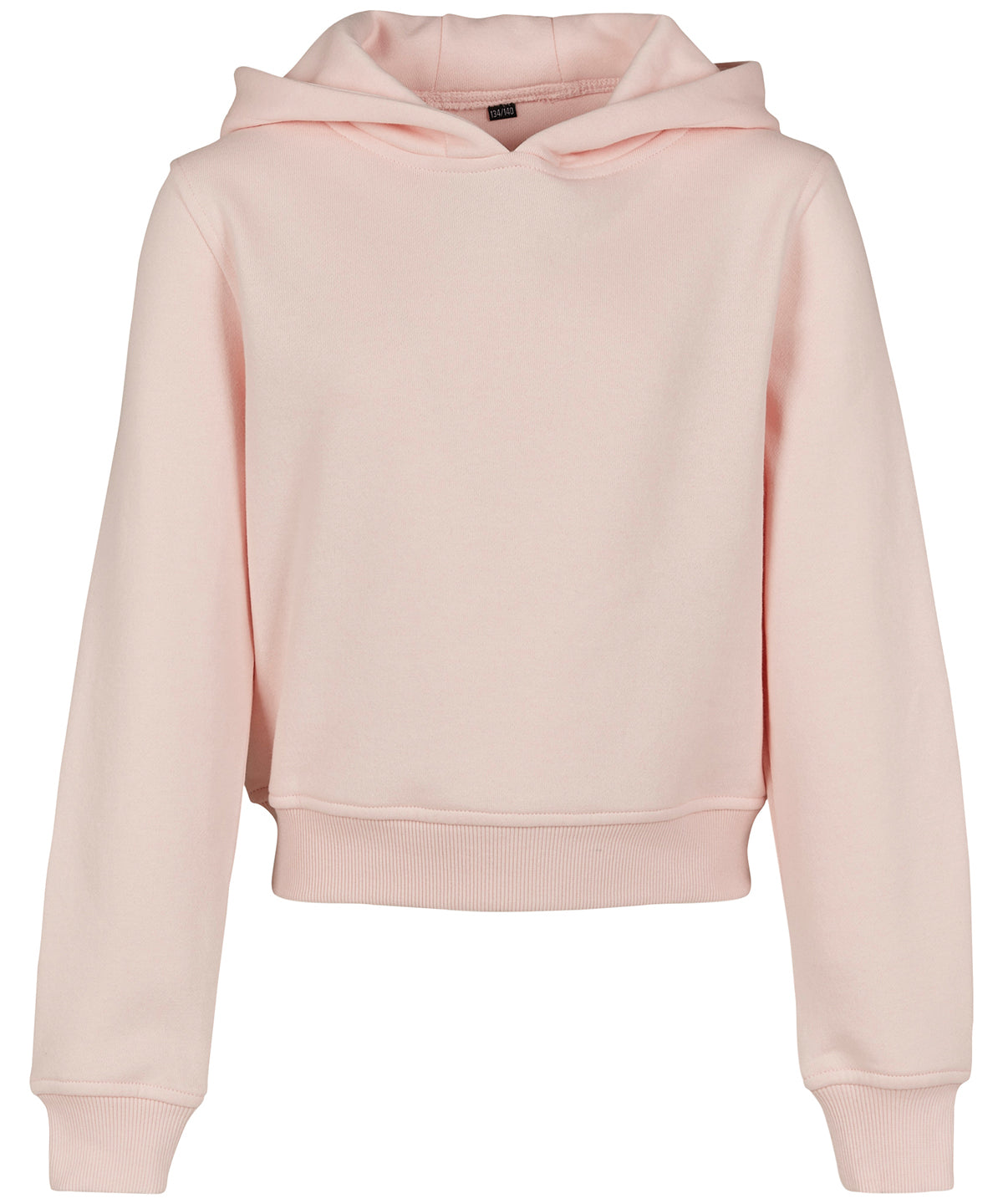 Hoodies - Croppad tröja för dam med trendig passform Pink