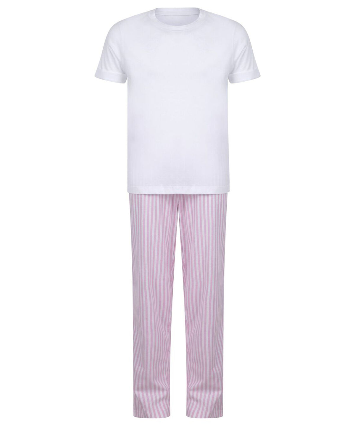 Pyjamas - Bekväma och Stilrena Barnpyjamasar White Pink White Stripe