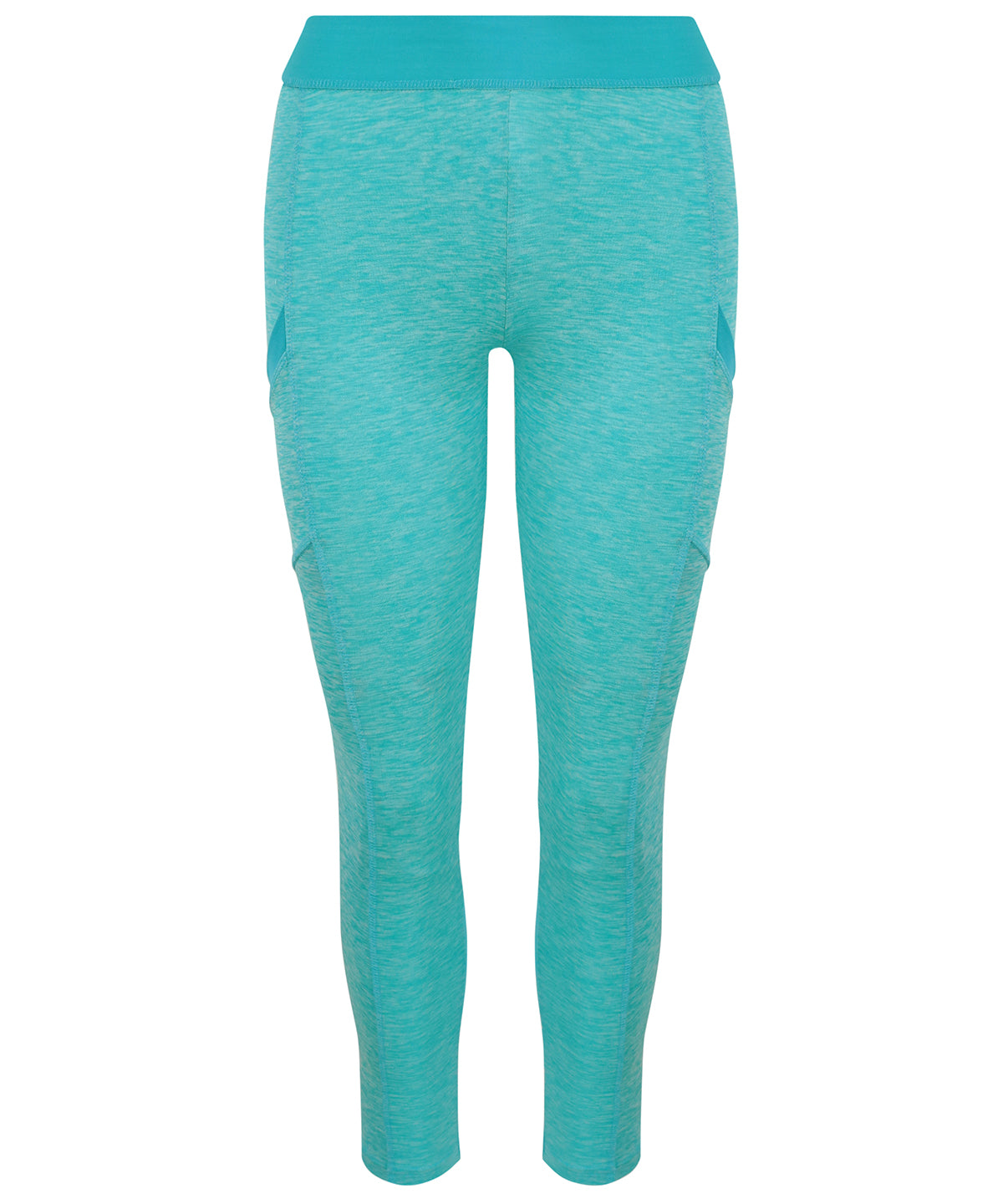 Leggings - Damens Dynamiska Leggings Ocean Melange Ocean