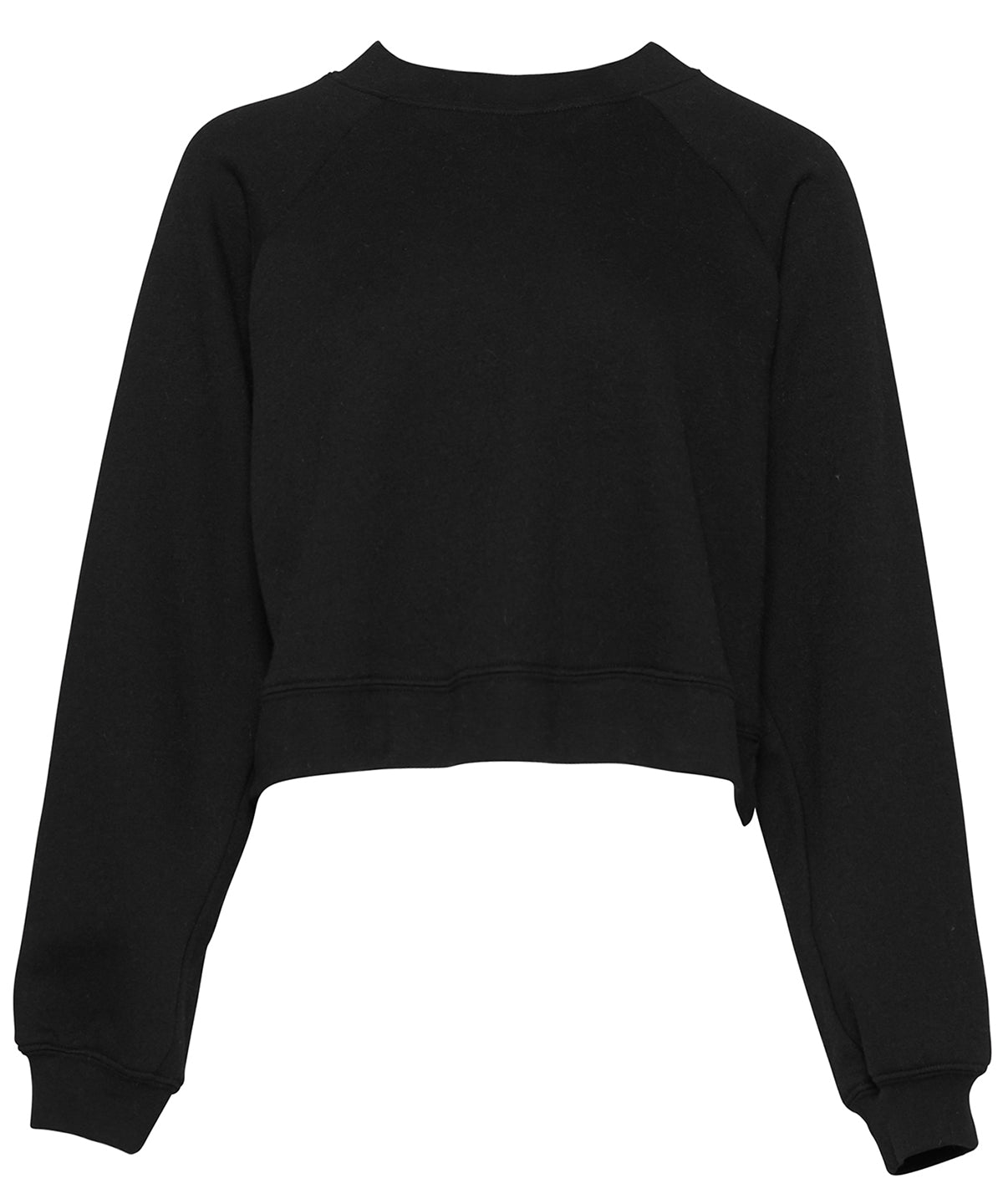 Sweatshirts - Elegant Damraglantröja i Fleece Black