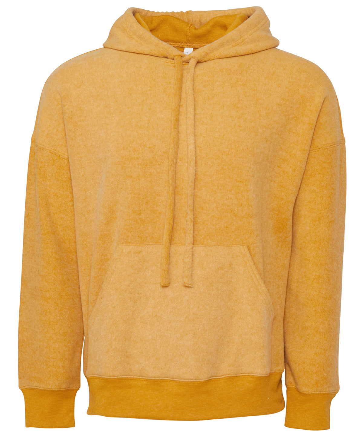 Hoodies - Unisex Sueded Fleece Hoodie Heather Mustard