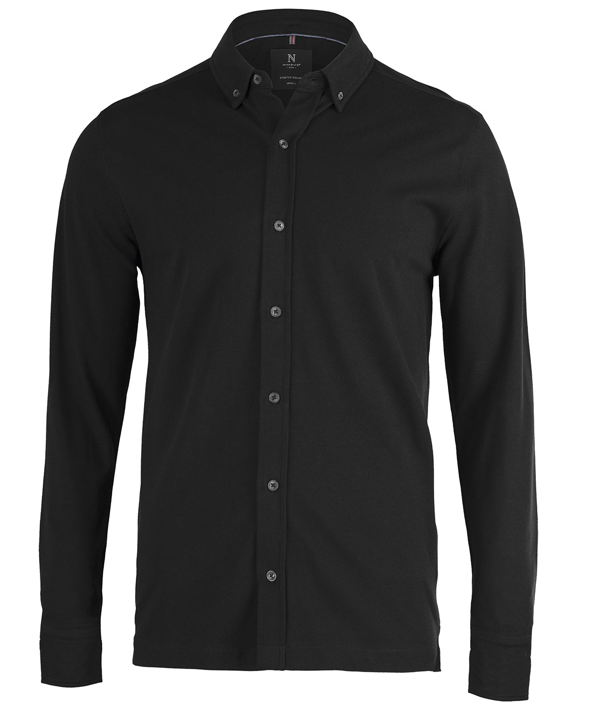 Shirts - Kingston Stretch Deluxe Piqué-skjorta Black