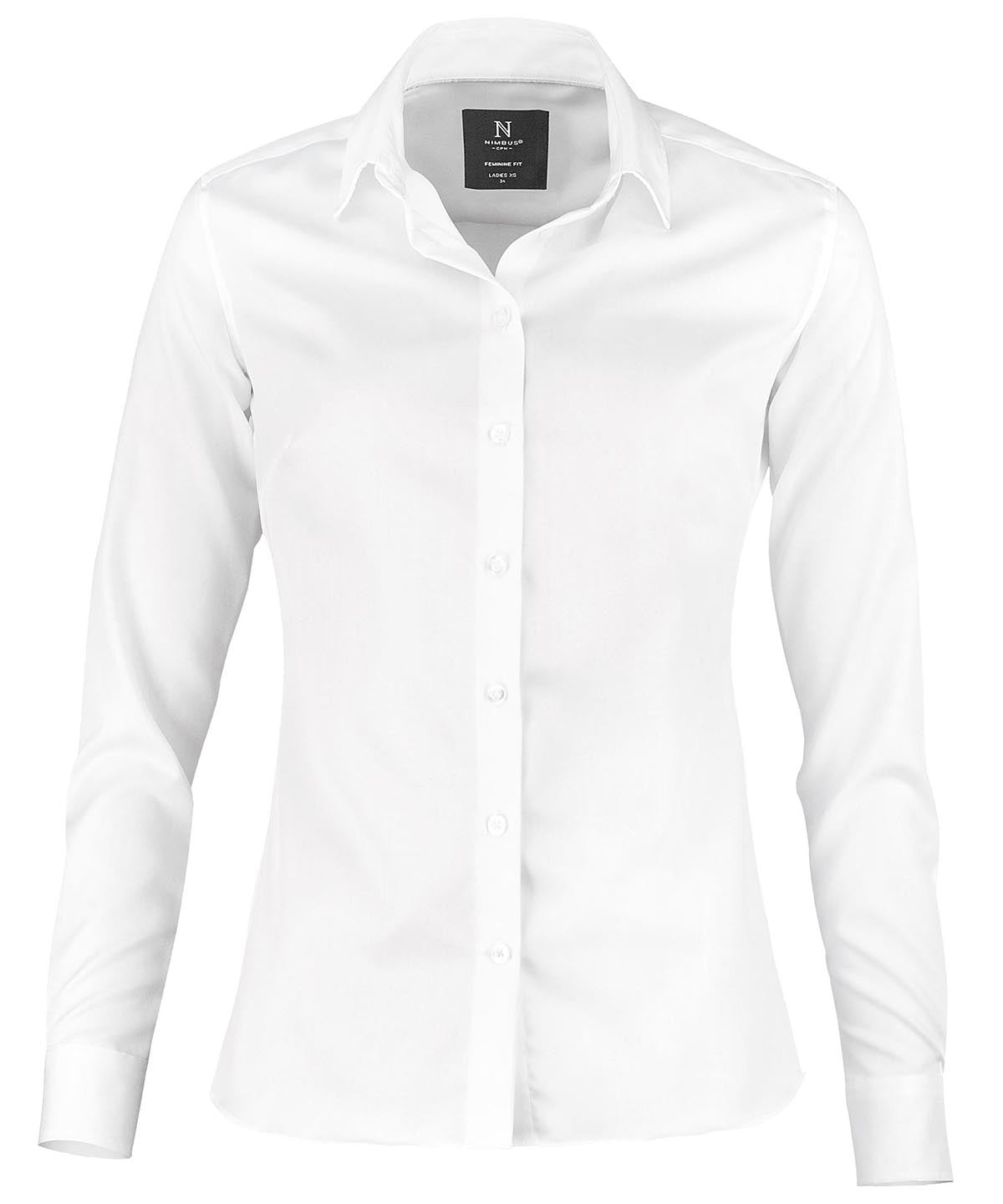 Shirts - Elegant och Skrynkelfri Damblus för Affärsbruk White