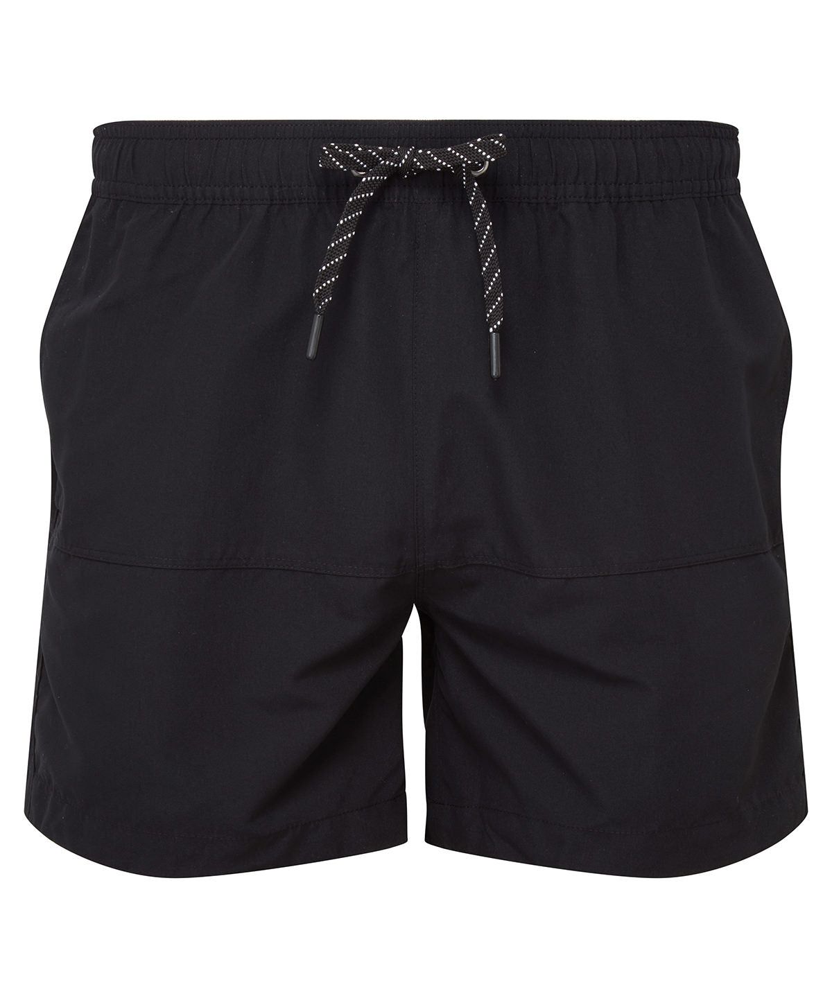 Shorts - Blockfärgade Badshorts för Vuxna Black