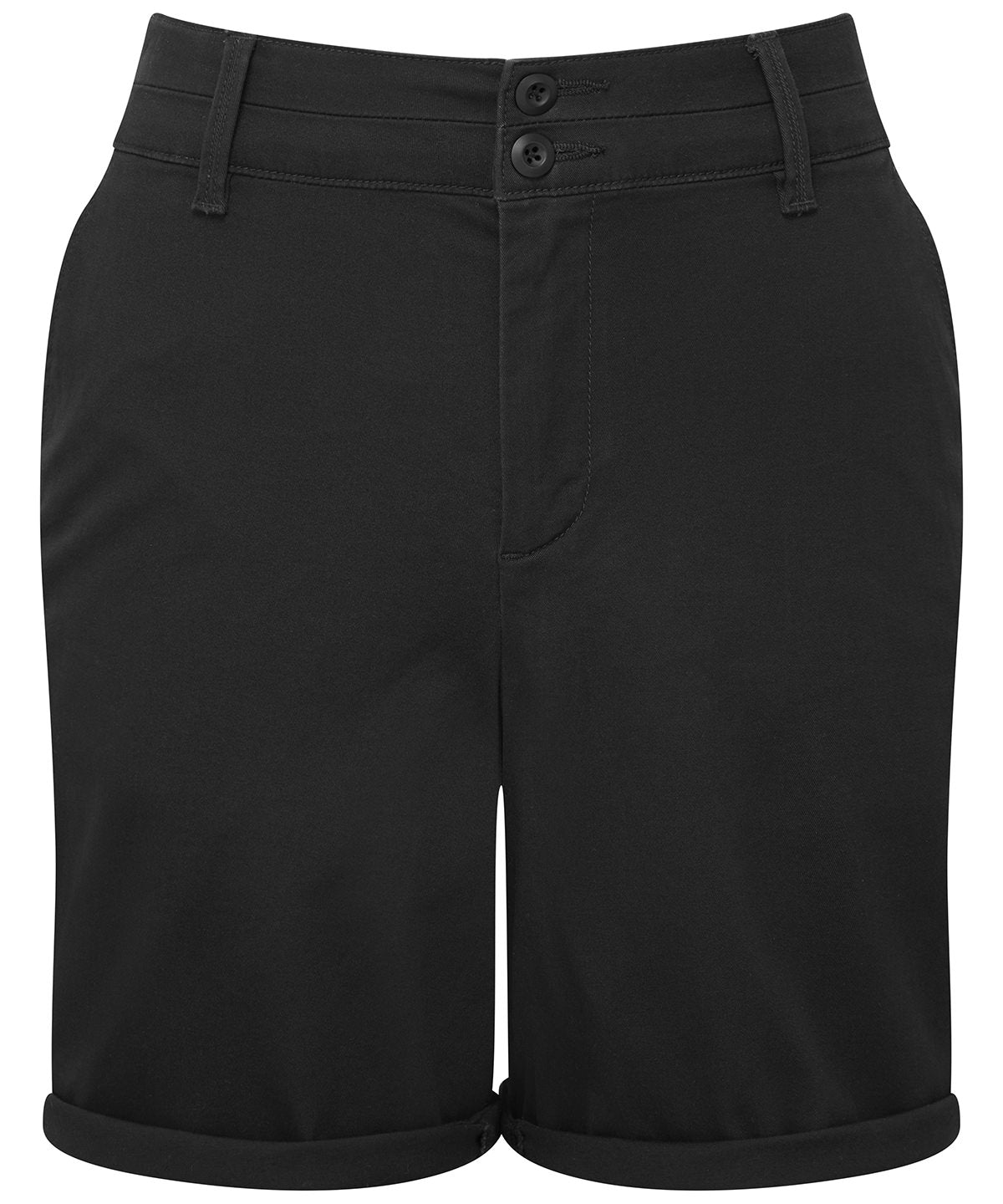 Shorts - Lätta Damchinoshorts Black