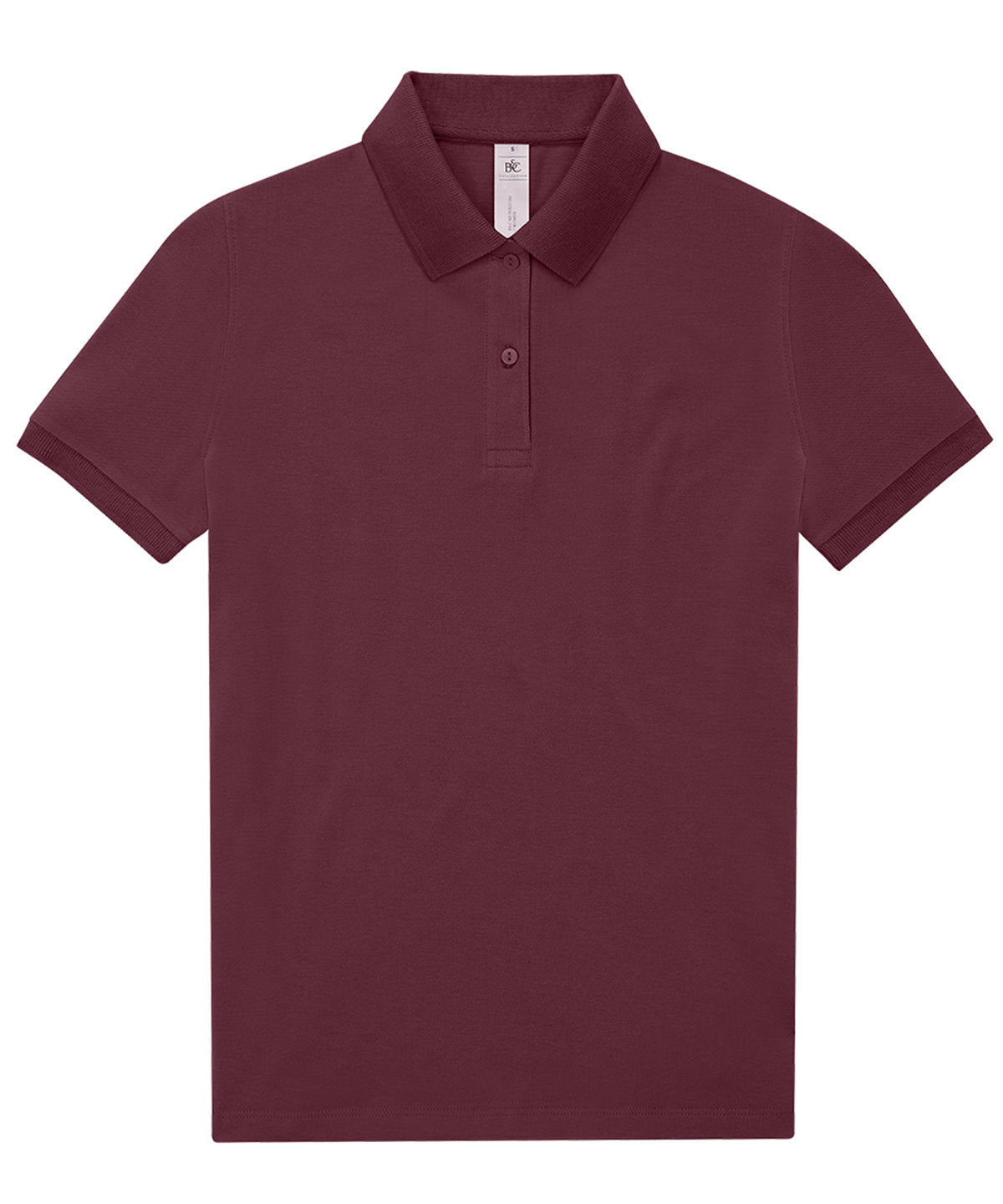 Polos - B&C 180 piké – tidlös elegans och mångsidighet Burgundy